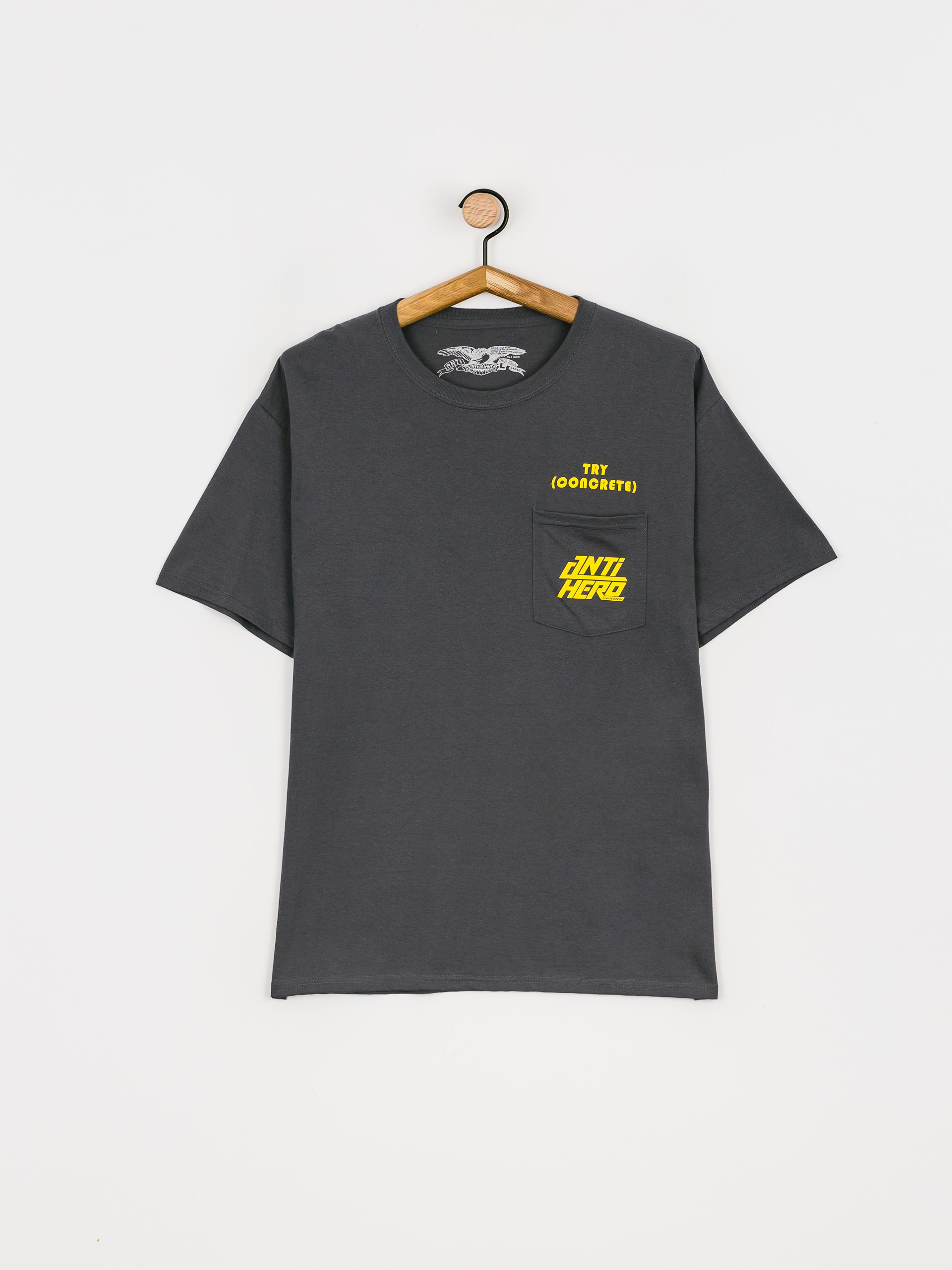 T-shirt Antihero Try Cncrete (charcoal grey)