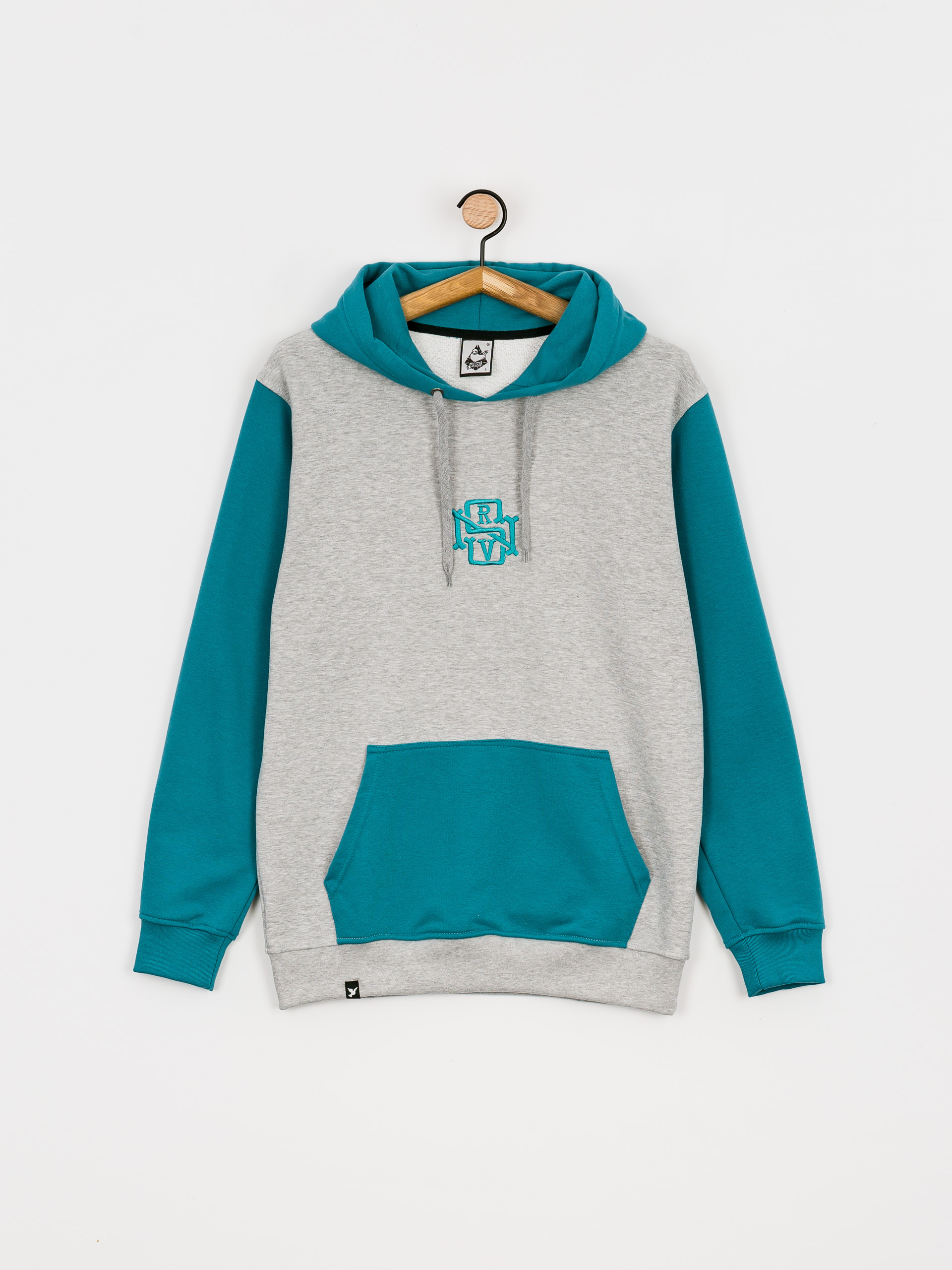 Bluza z kapturem Nervous Initial HD (ocean grey)