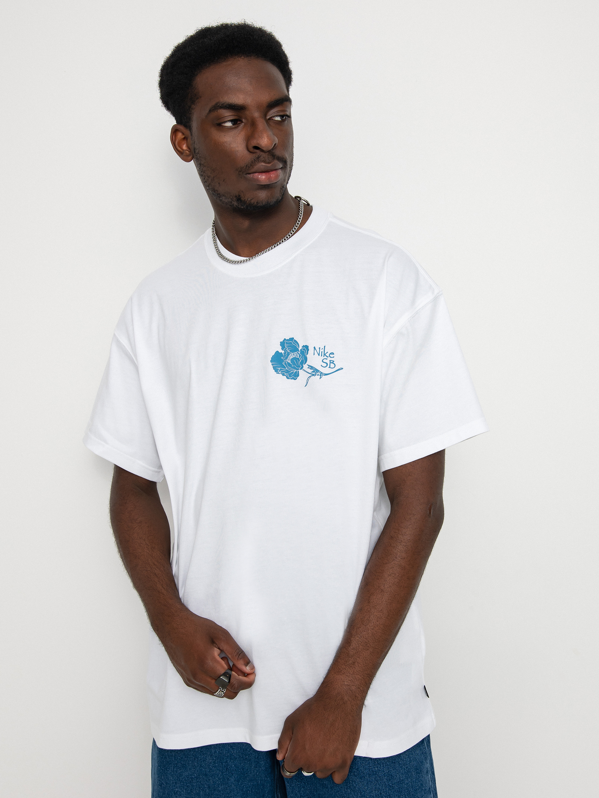 T-shirt Nike SB Flower (white)