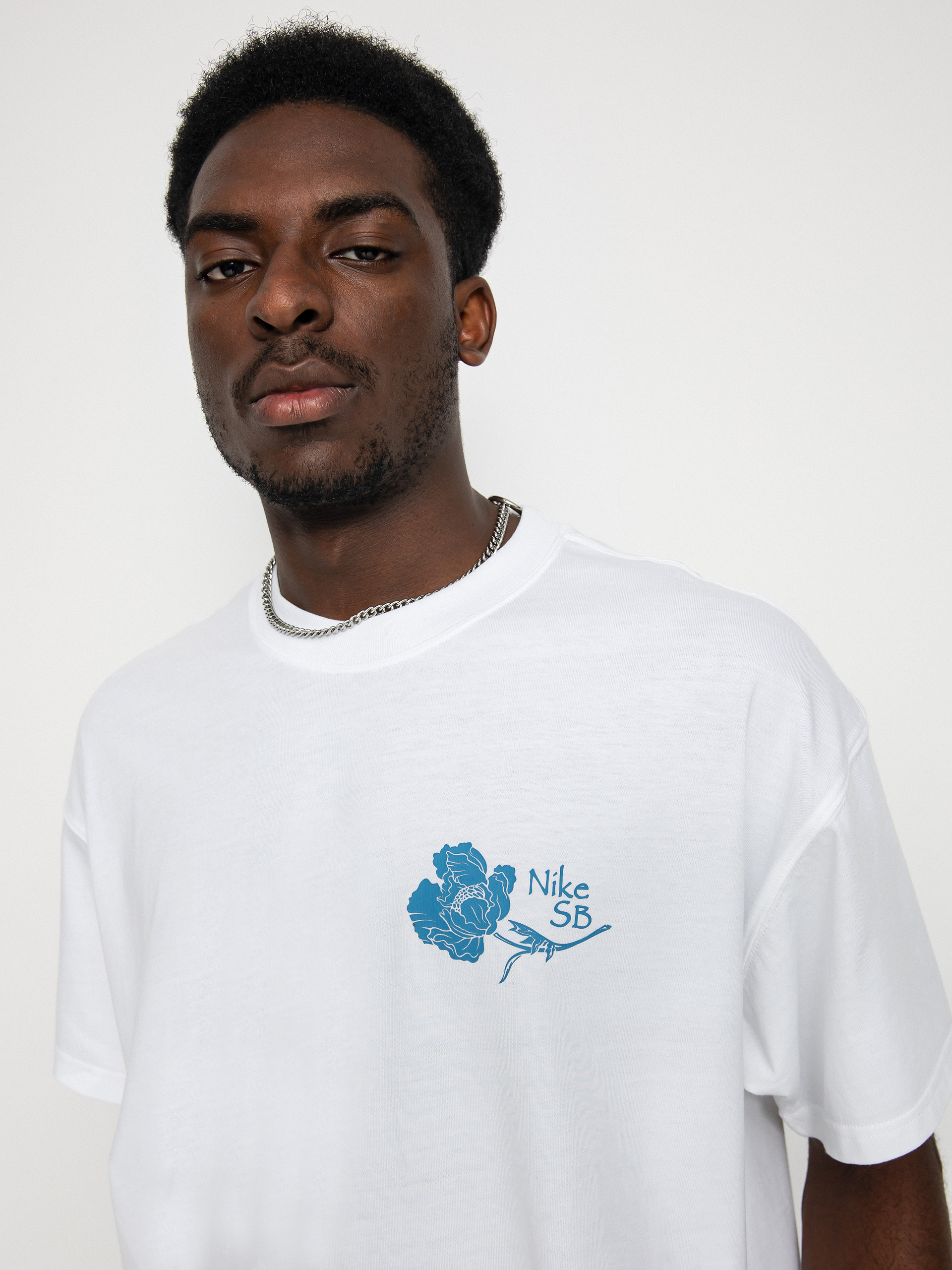T-shirt Nike SB Flower (white)