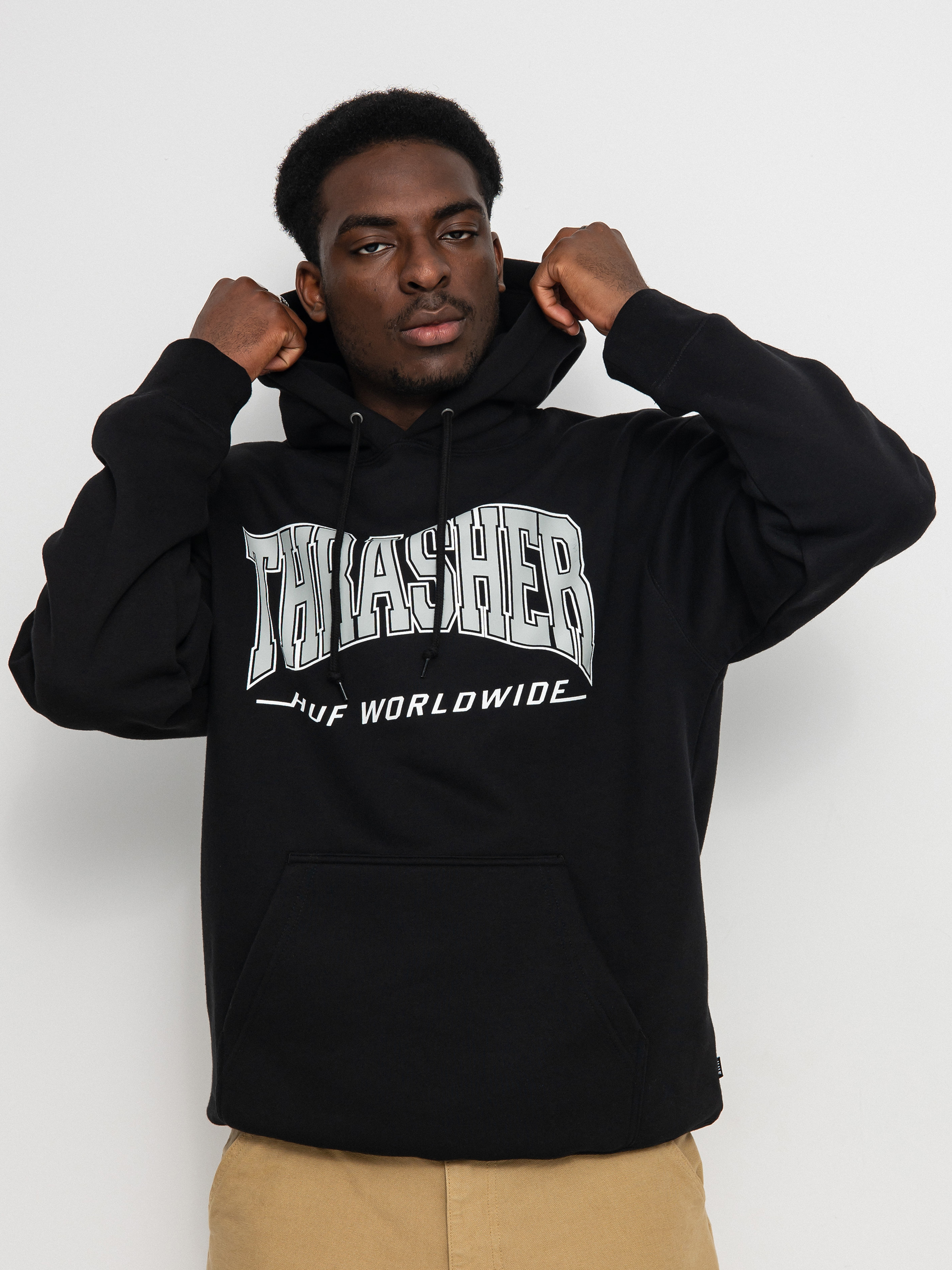 Bluza z kapturem HUF X Thrasher Bayview HD (black)