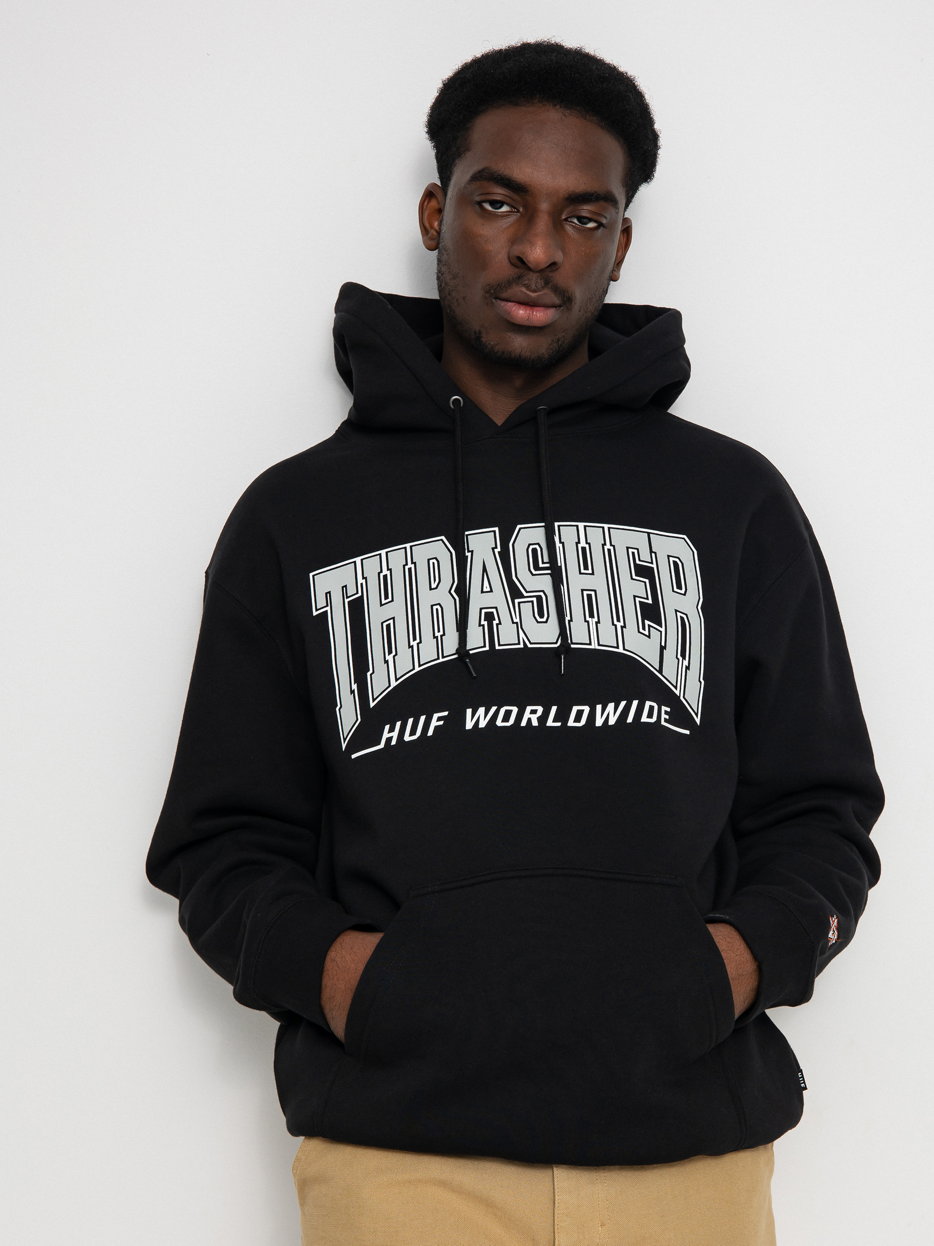 Bluza z kapturem HUF X Thrasher Bayview HD (black)