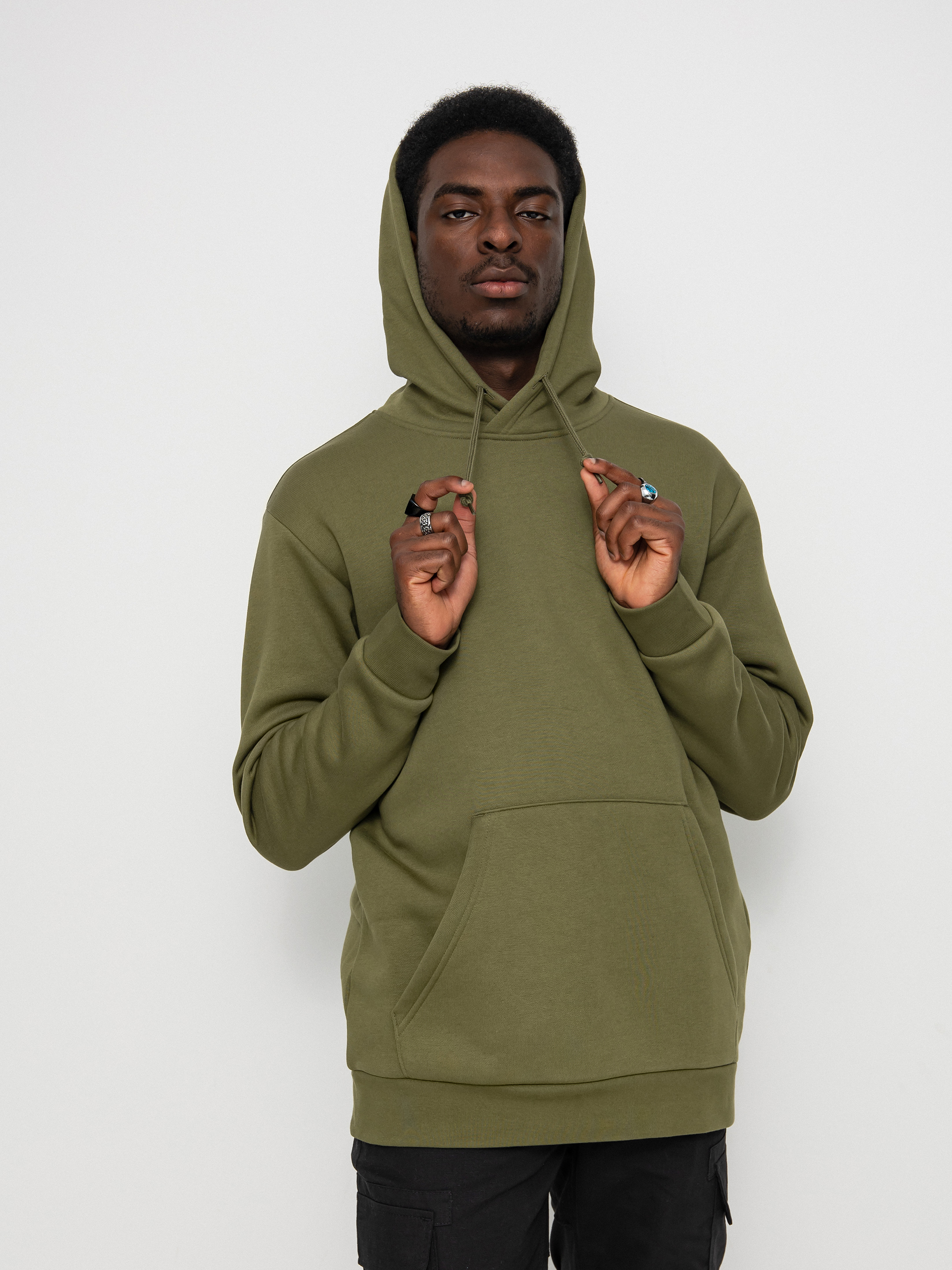 Bluza z kapturem adidas Originals Essential HD (focus olive)