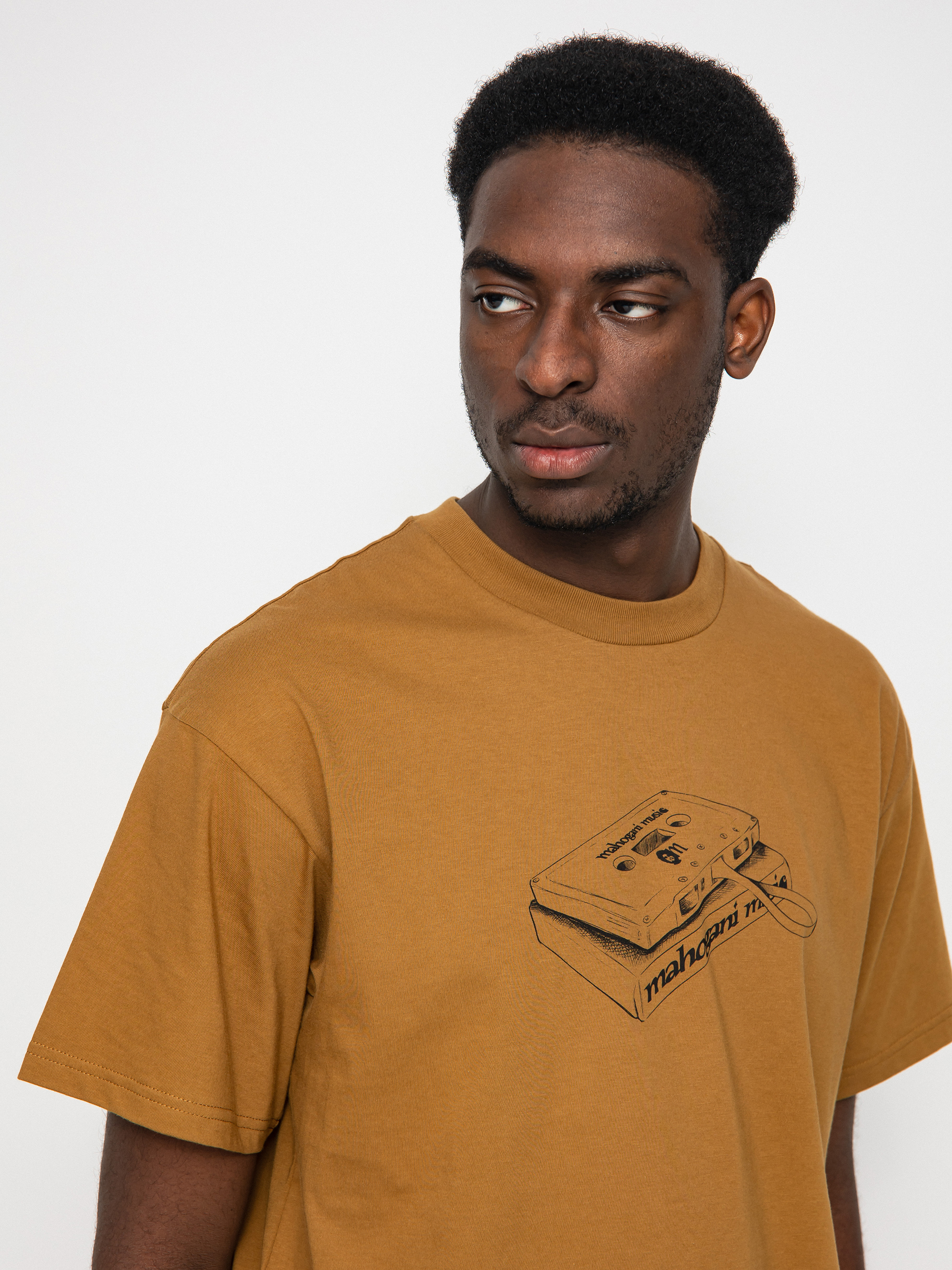 T-shirt Carhartt WIP X Relevant Parties Vol 2 Mahogani Music (hamilton brown/black)