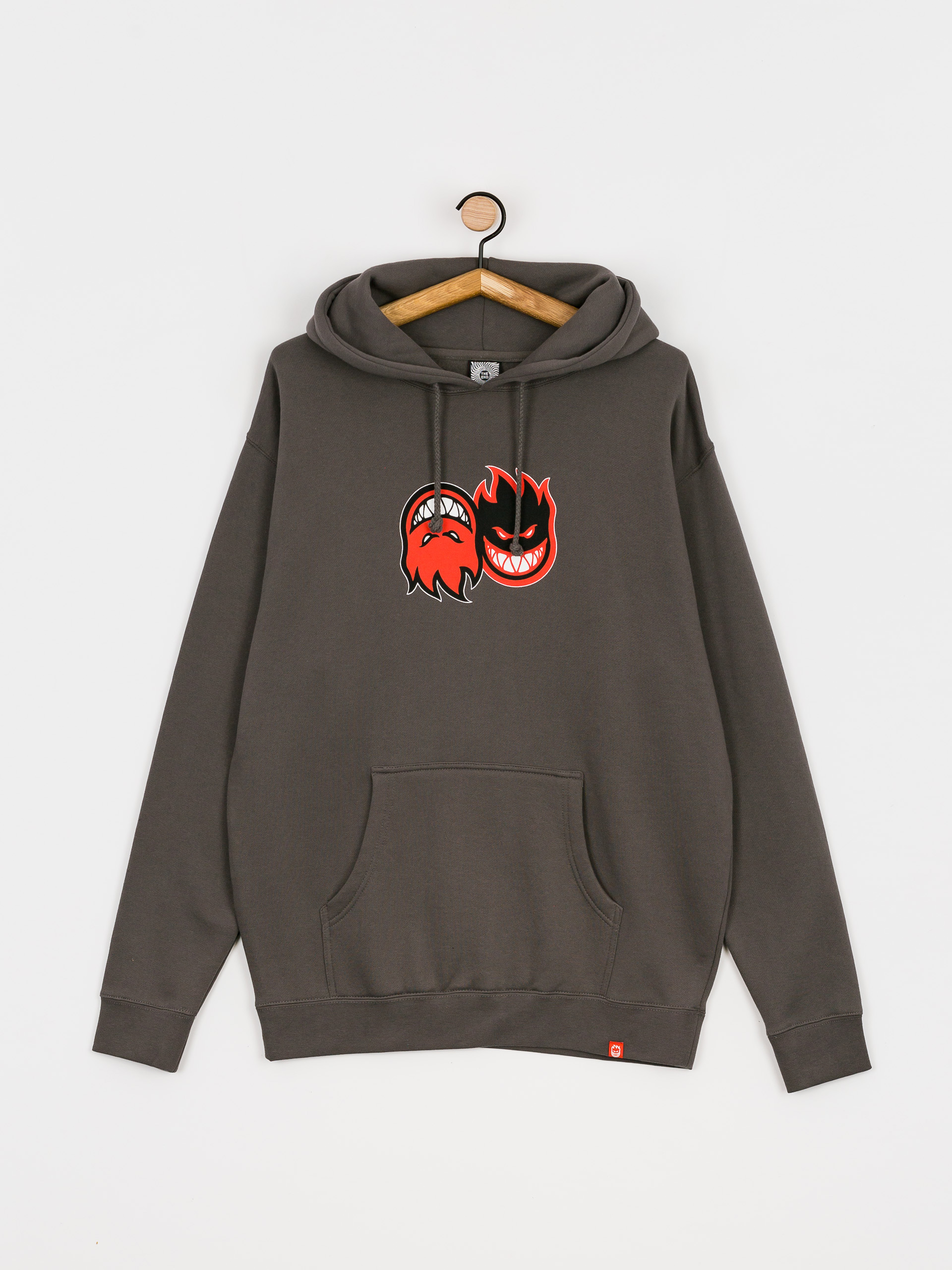 Bluza z kapturem Spitfire Eternal Sld HD (charcoal/red)