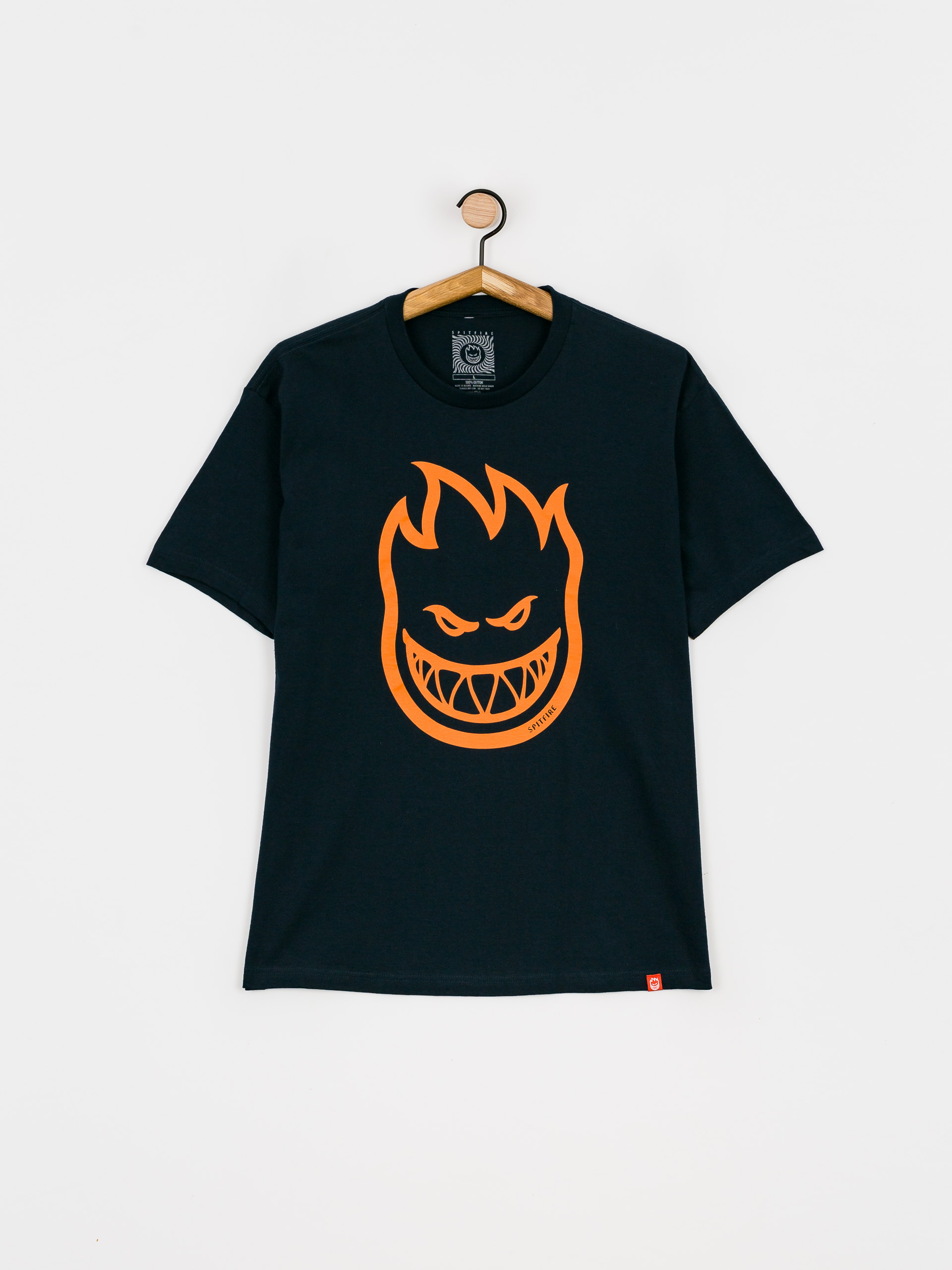T-shirt Spitfire Bighead (navy/orange)