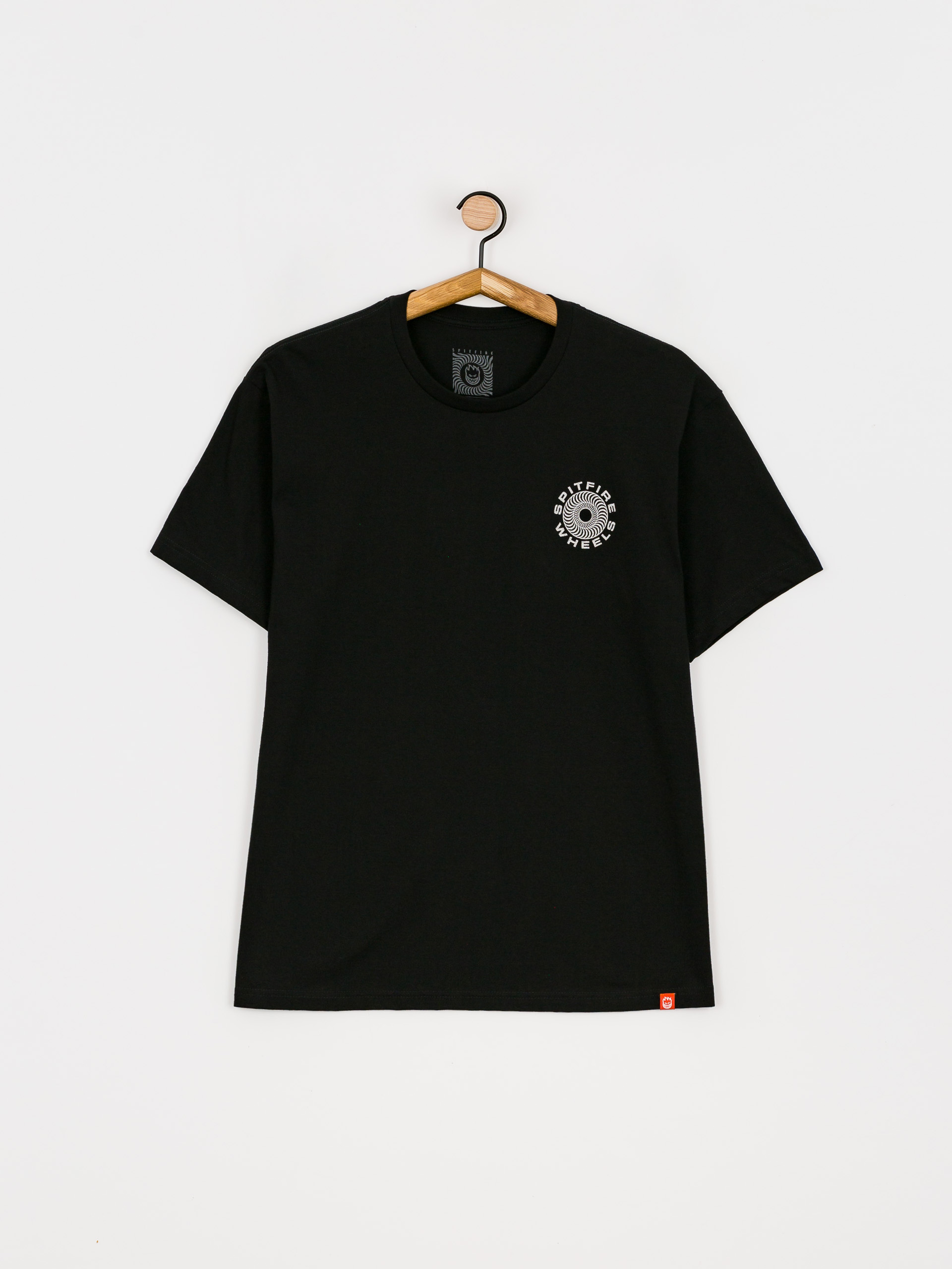 T-shirt Spitfire Clsc 87 Swrl (black/mtlc)