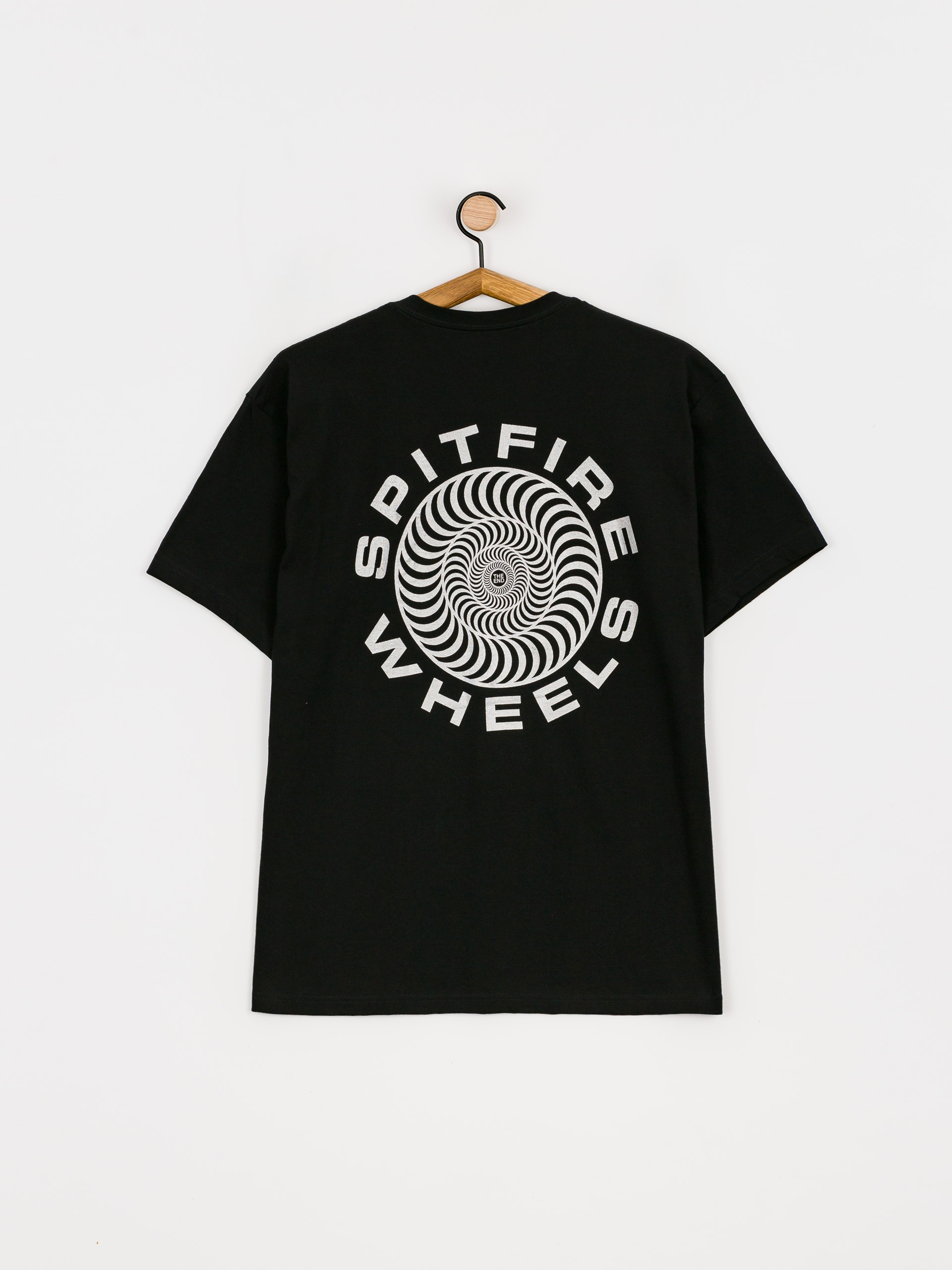 T-shirt Spitfire Clsc 87 Swrl (black/mtlc)