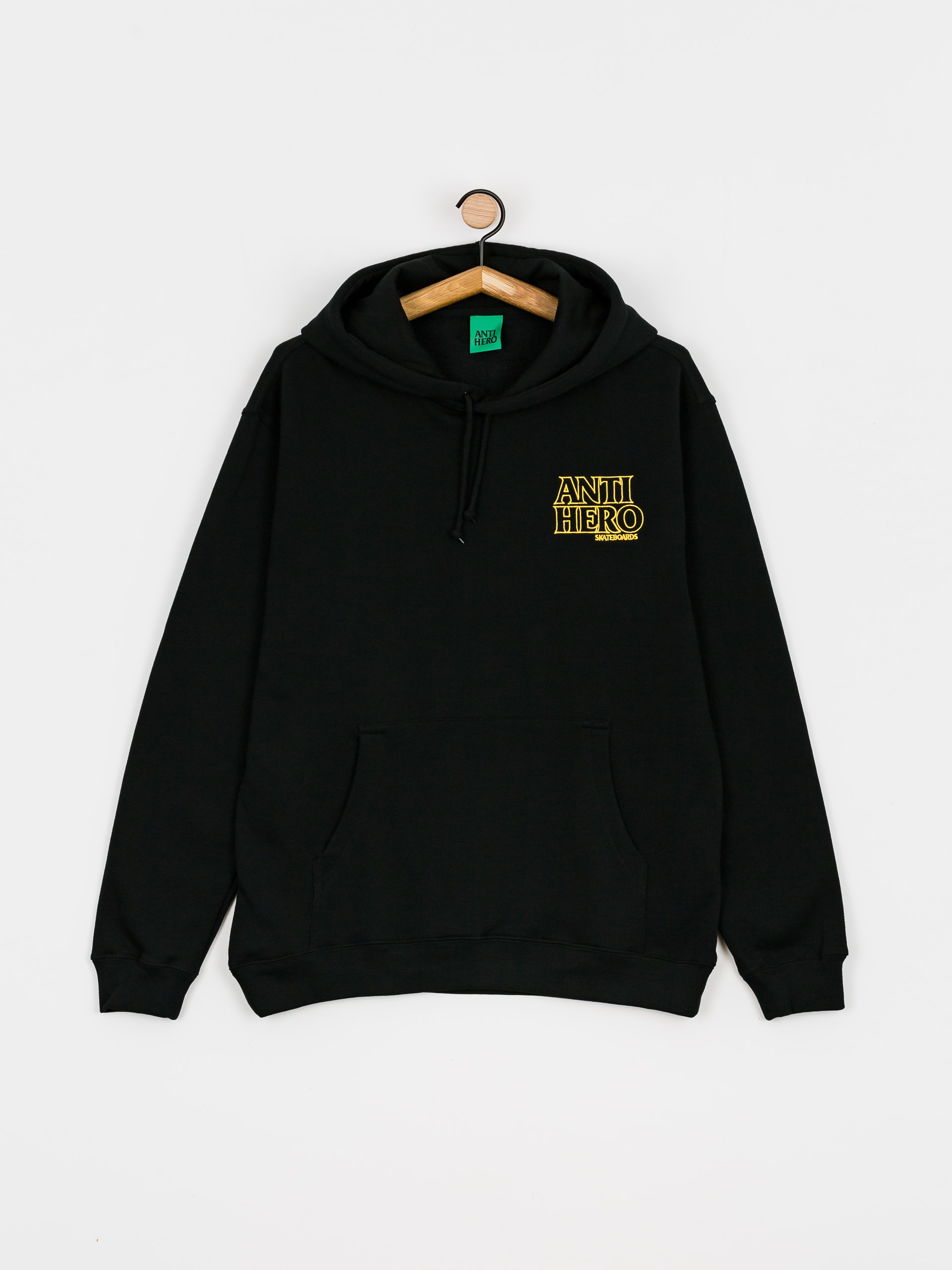 Bluza z kapturem Antihero Lil Blkhro Emb HD (black/yellow)