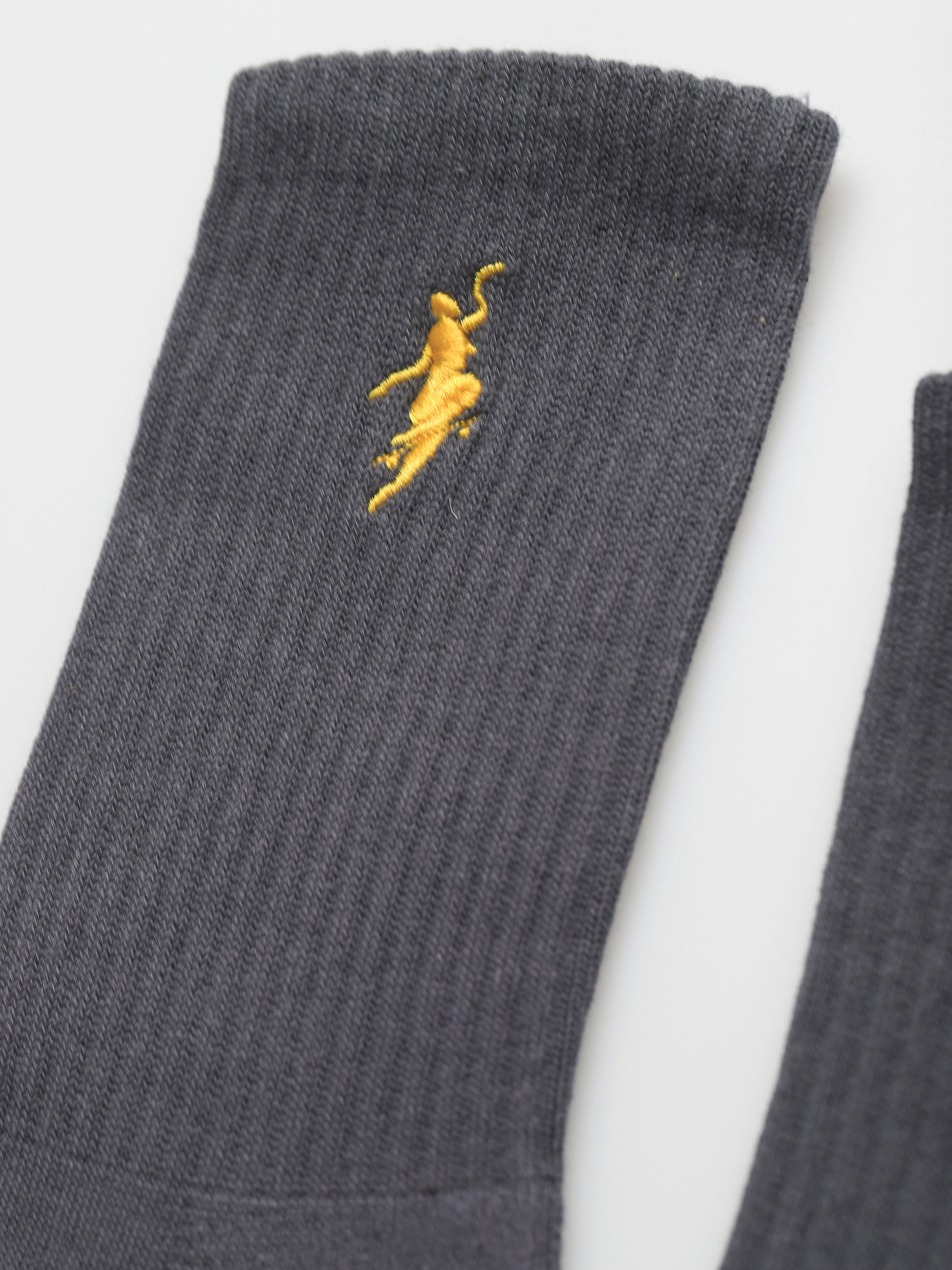 Skarpetki Polar Skate No Comply (graphite/yellow)