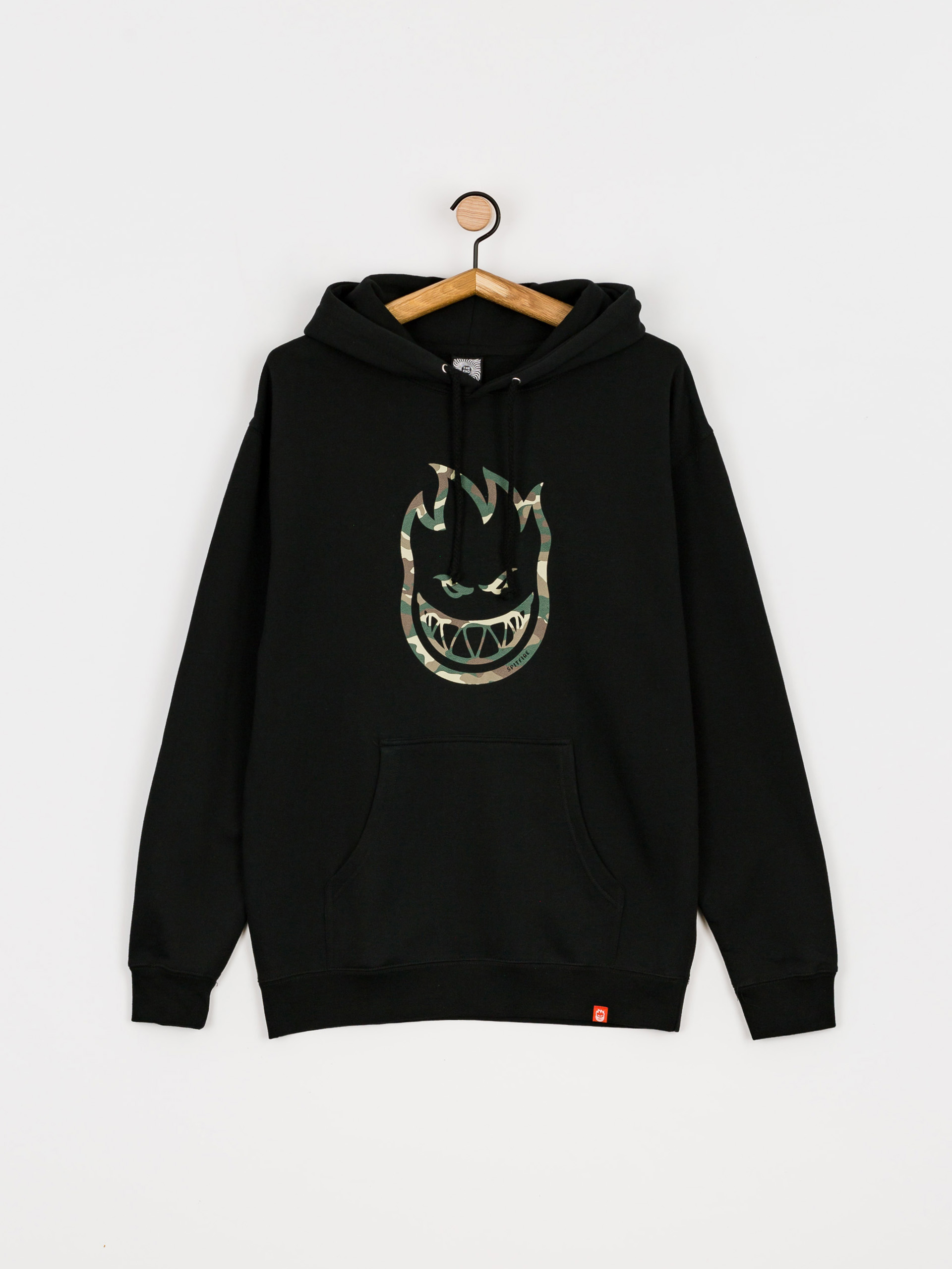 Bluza z kapturem Spitfire Bghd Otln Fl HD (black/camo)