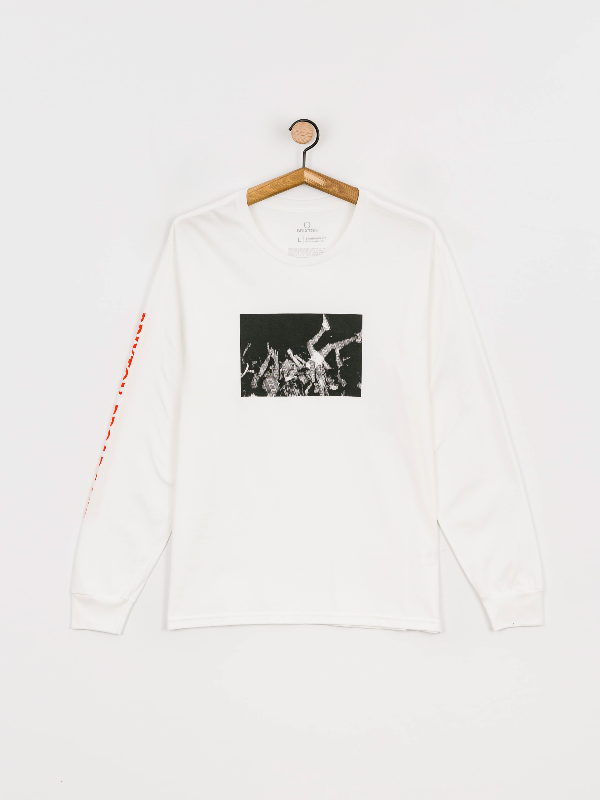 Longsleeve Brixton Clutter (white)