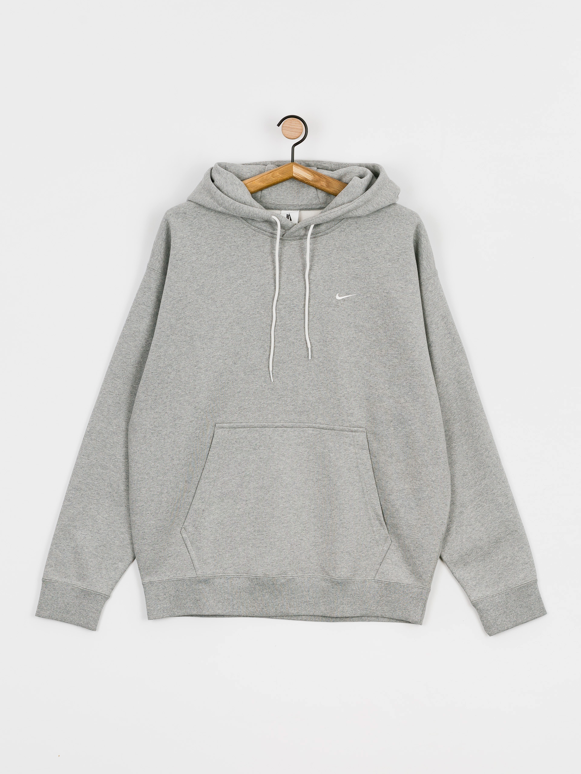 Bluza z kapturem Nike SB Nikelab HD (dk grey heather/white)