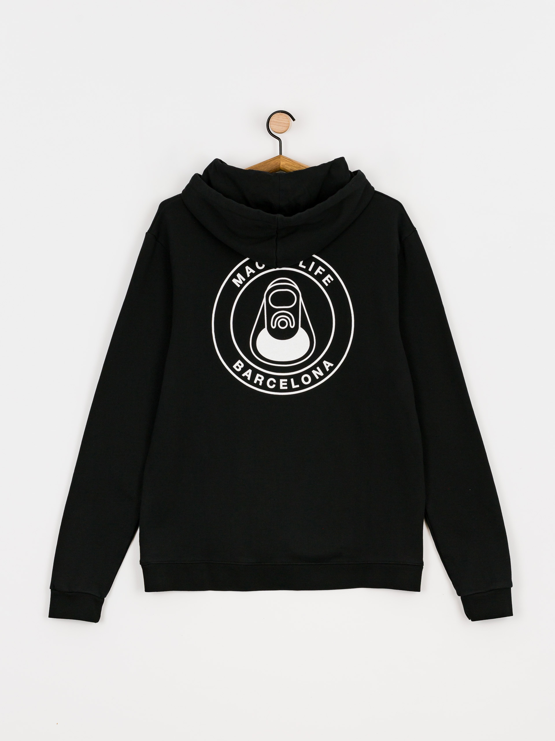 Bluza z kapturem Macba Life Og Logo HD (black)
