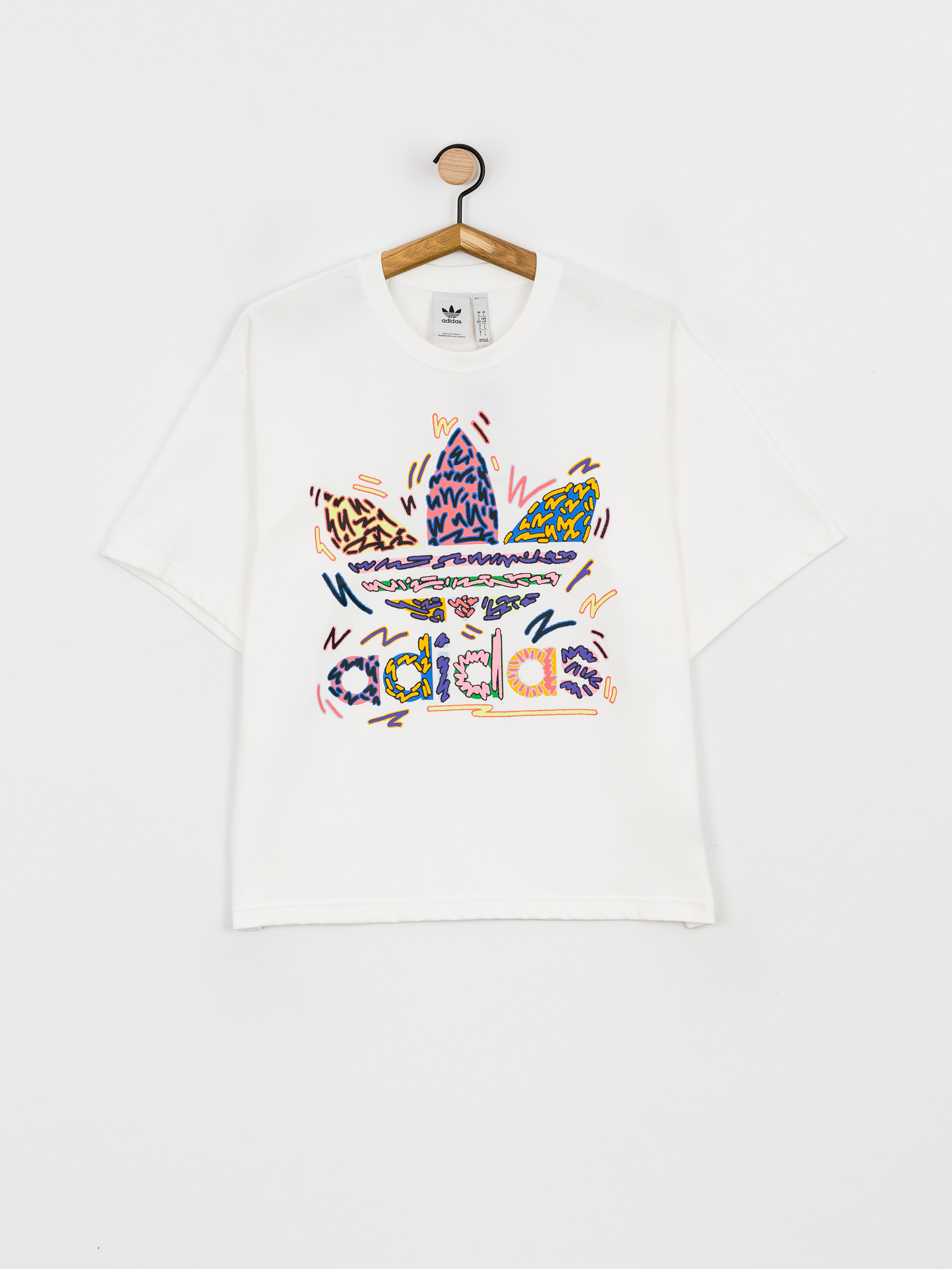 T-shirt adidas Originals Loveuni Tref Te (white/multco)