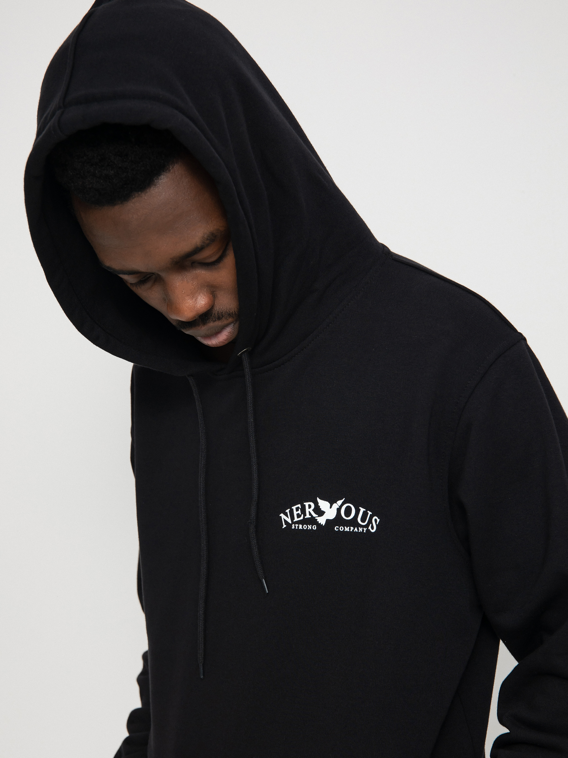 Bluza z kapturem Nervous Classic Arc HD (black)