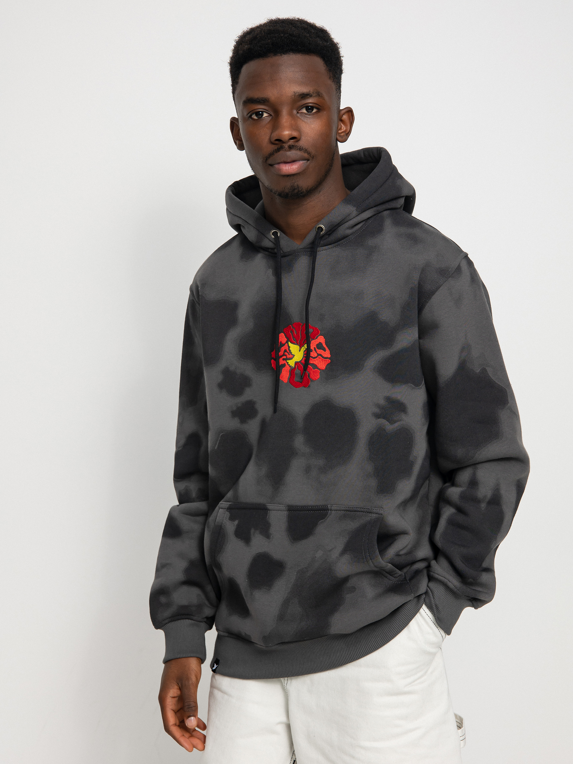 Bluza z kapturem Nervous Trippy HD (black)