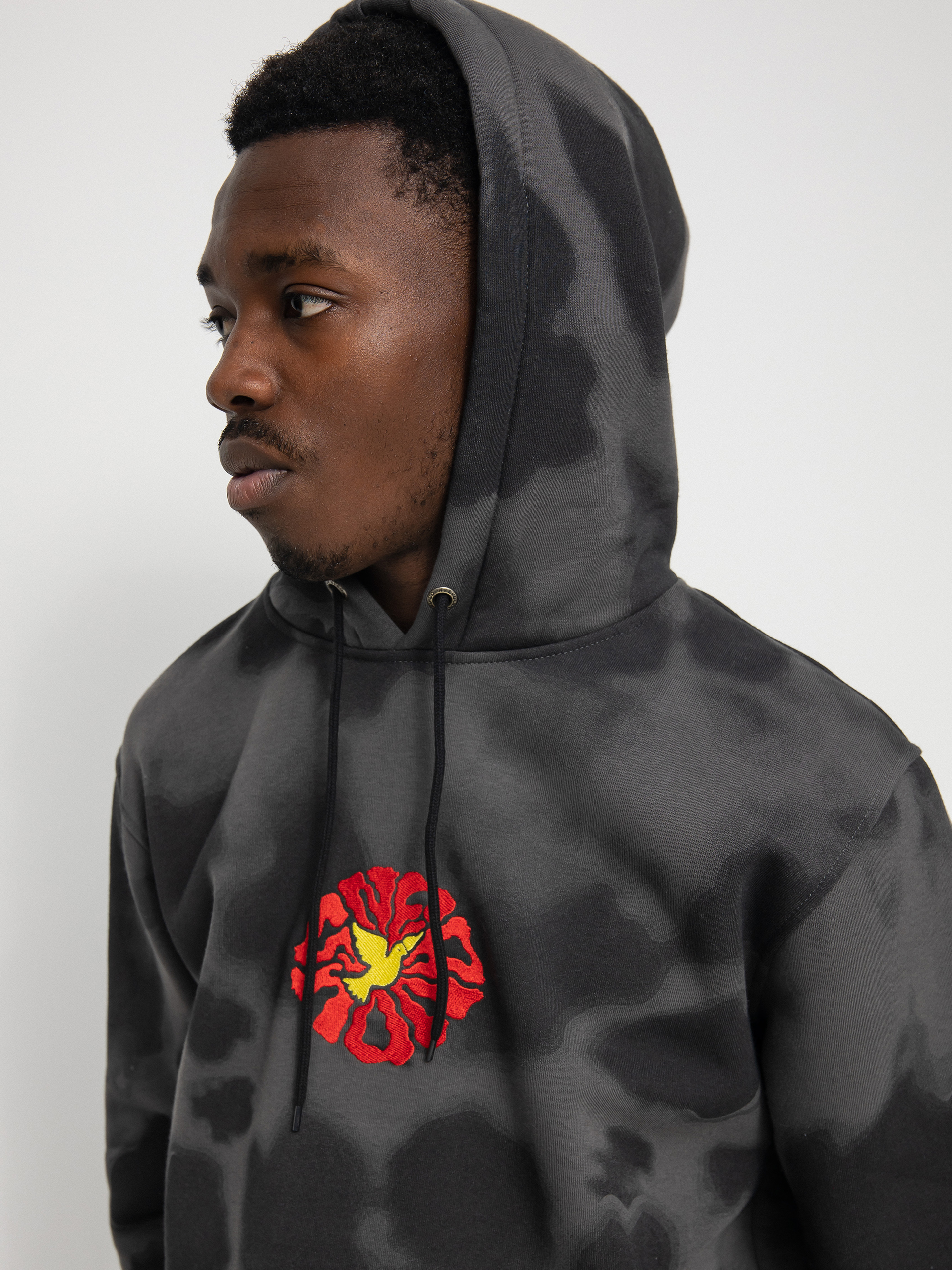 Bluza z kapturem Nervous Trippy HD (black)