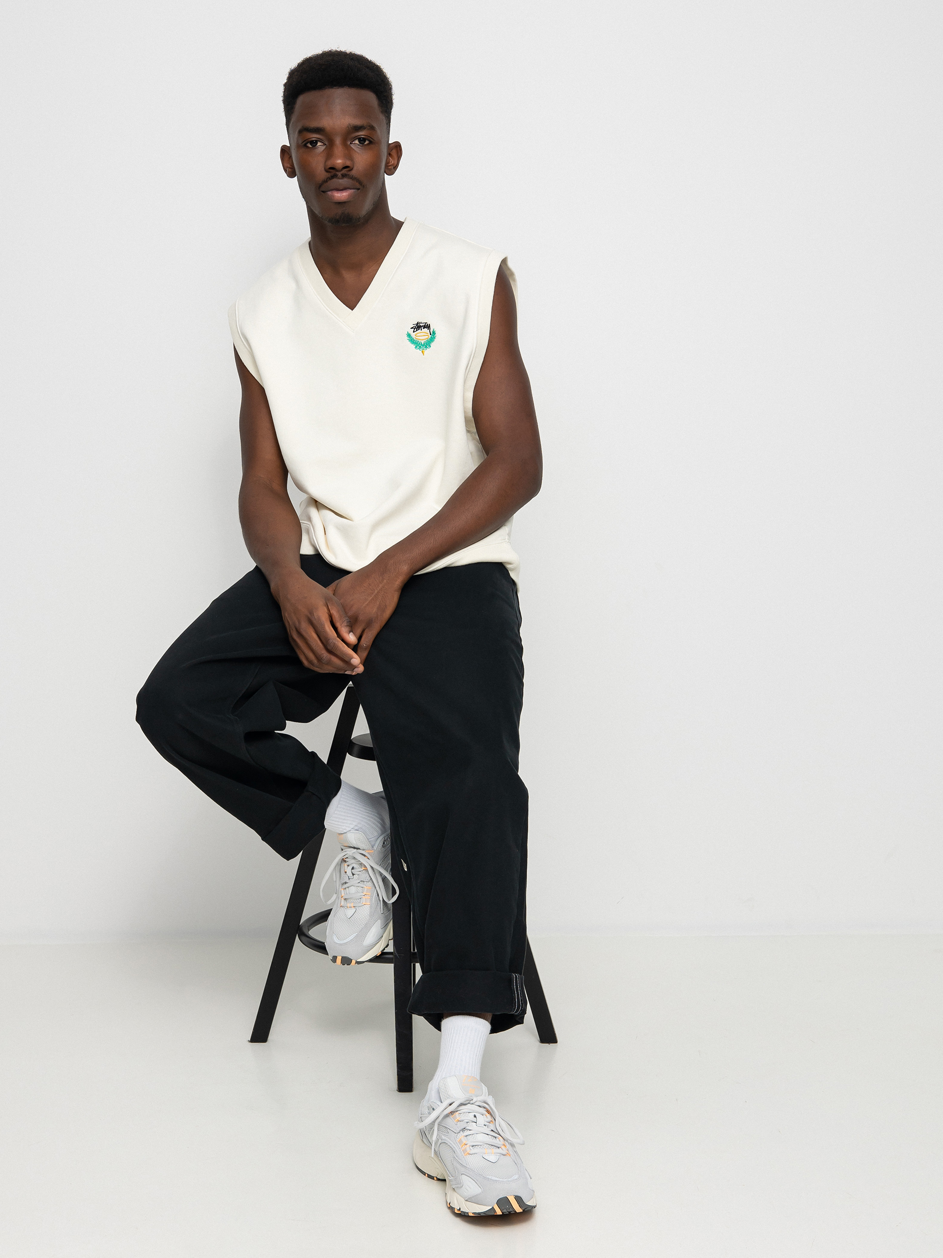 Kamizelka Stussy Fleece (bone)