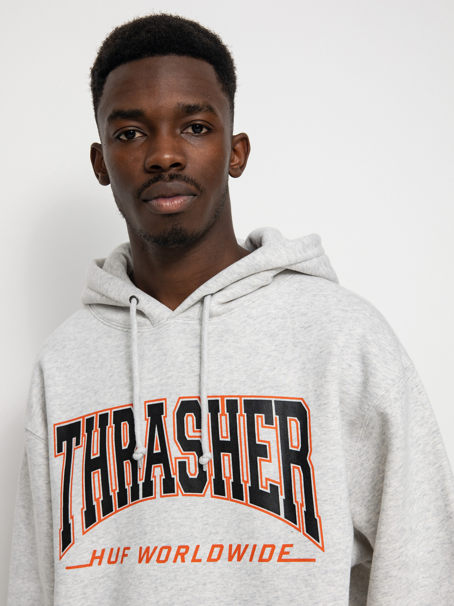 Bluza z kapturem HUF X Thrasher Bayview HD (athletic heather)