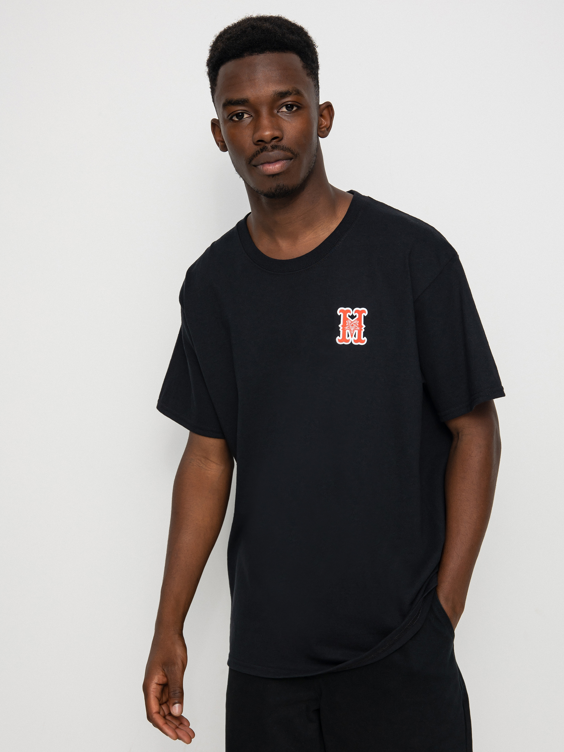 T-shirt HUF X Thrasher High Point (black)