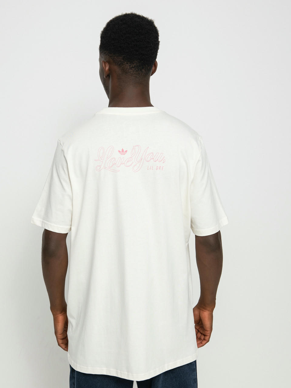 T-shirt adidas Dre M (cwhite/blipnk)