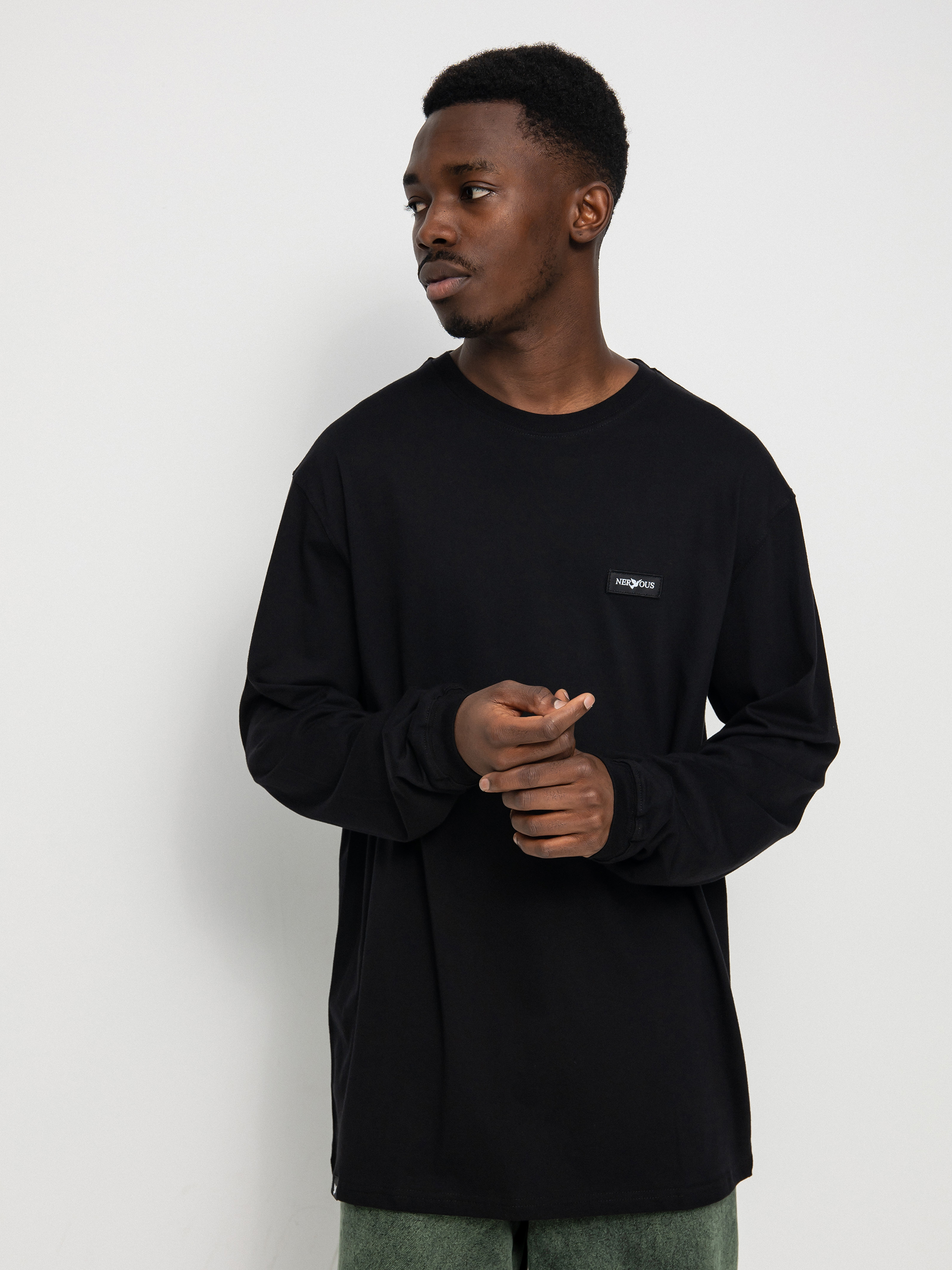 Longsleeve Nervous Classic Basic (black)