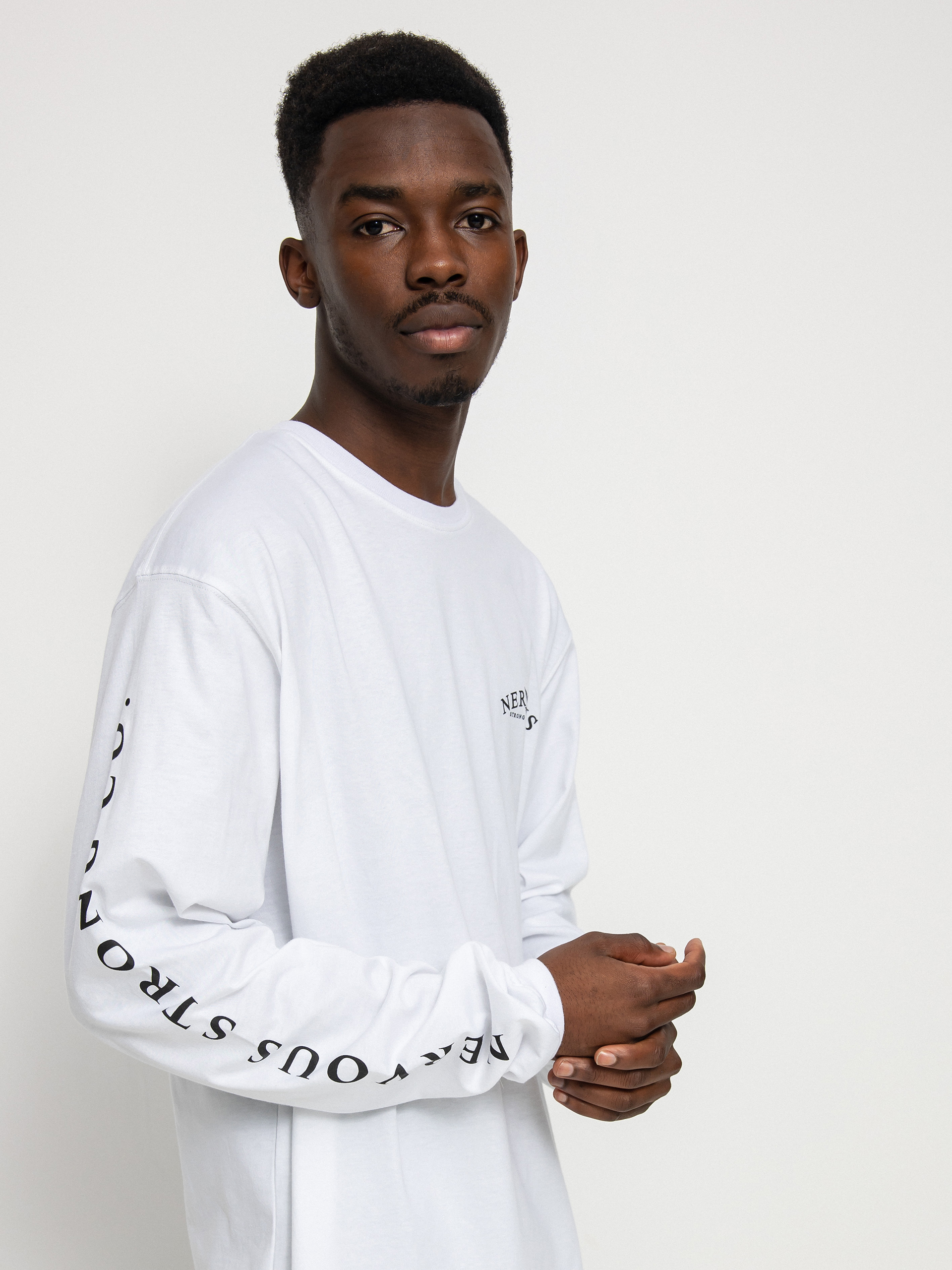 Longsleeve Nervous Classic Arc (white)