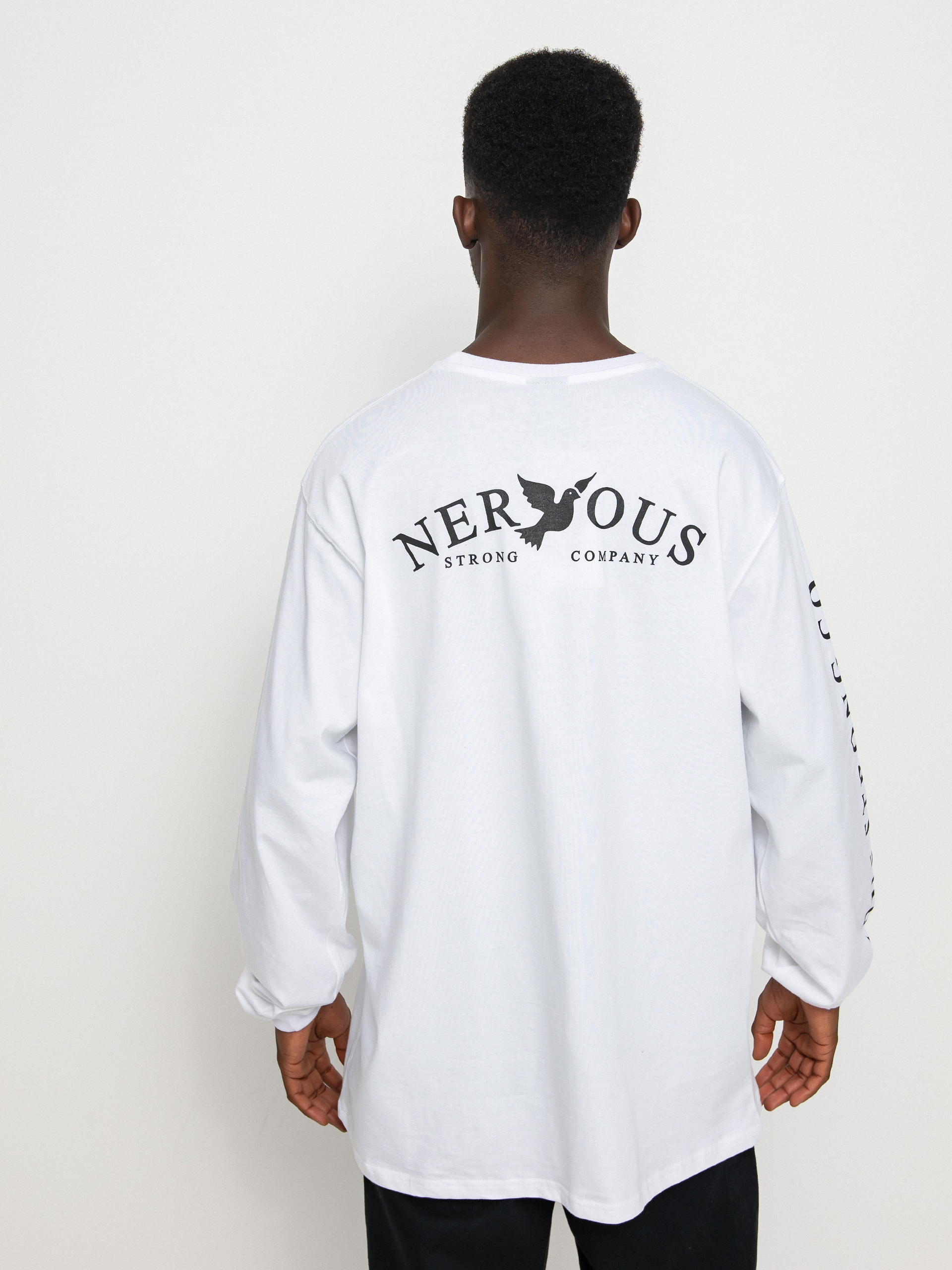 Longsleeve Nervous Classic Arc (white)