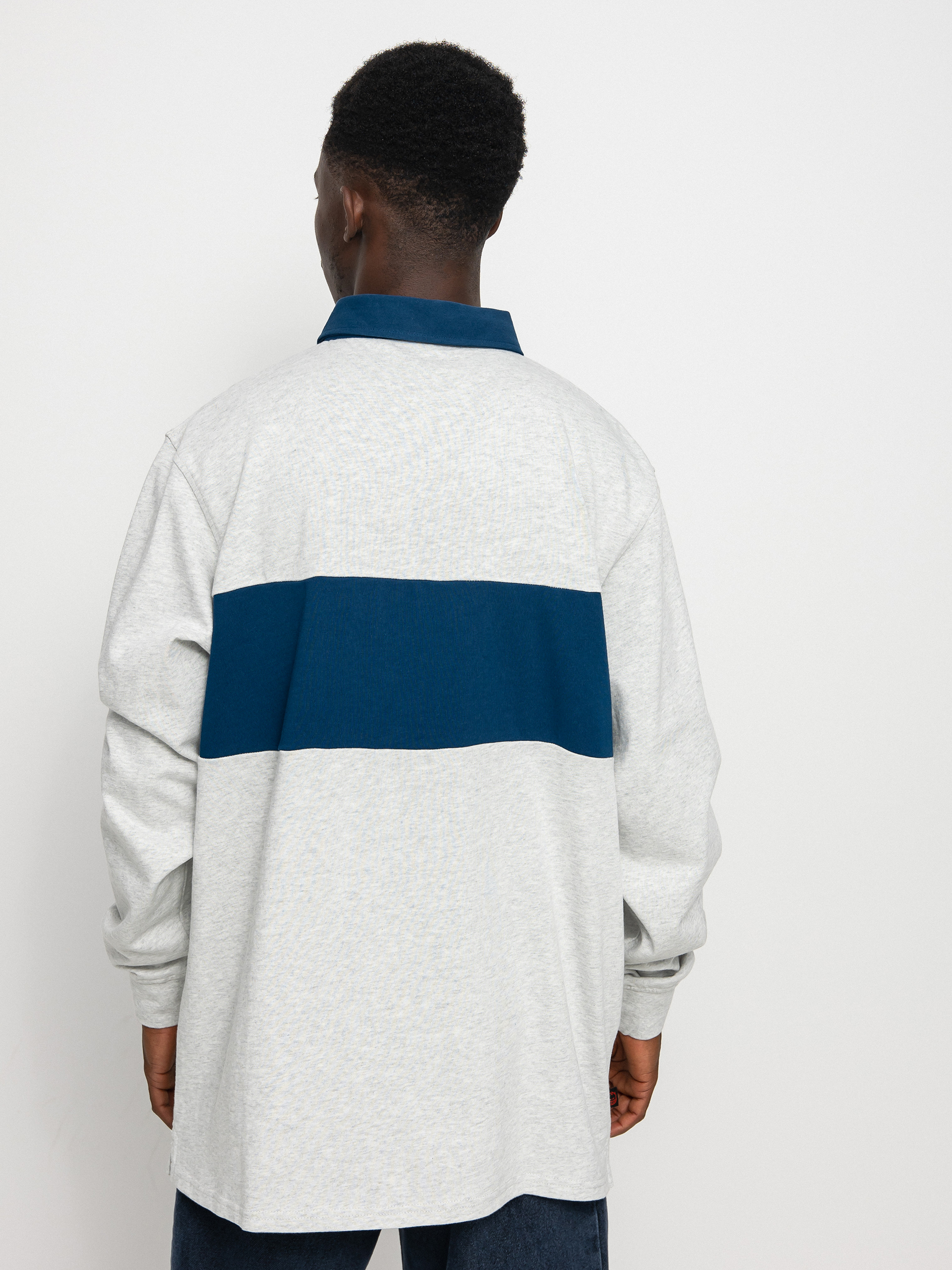 Longsleeve Spitfire Rugby Geary (heather/navy)