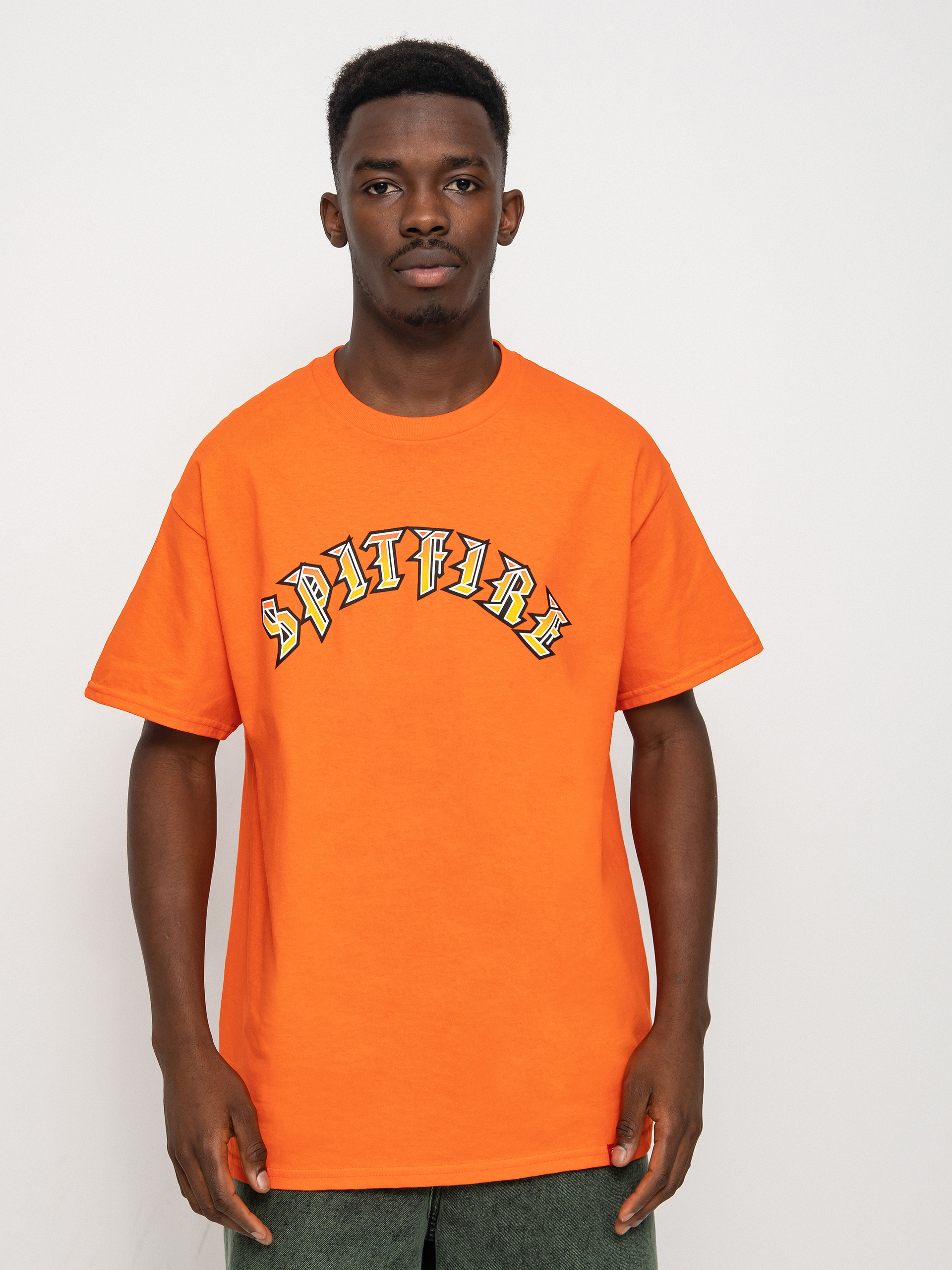 T-shirt Spitfire Old E (orange/red)