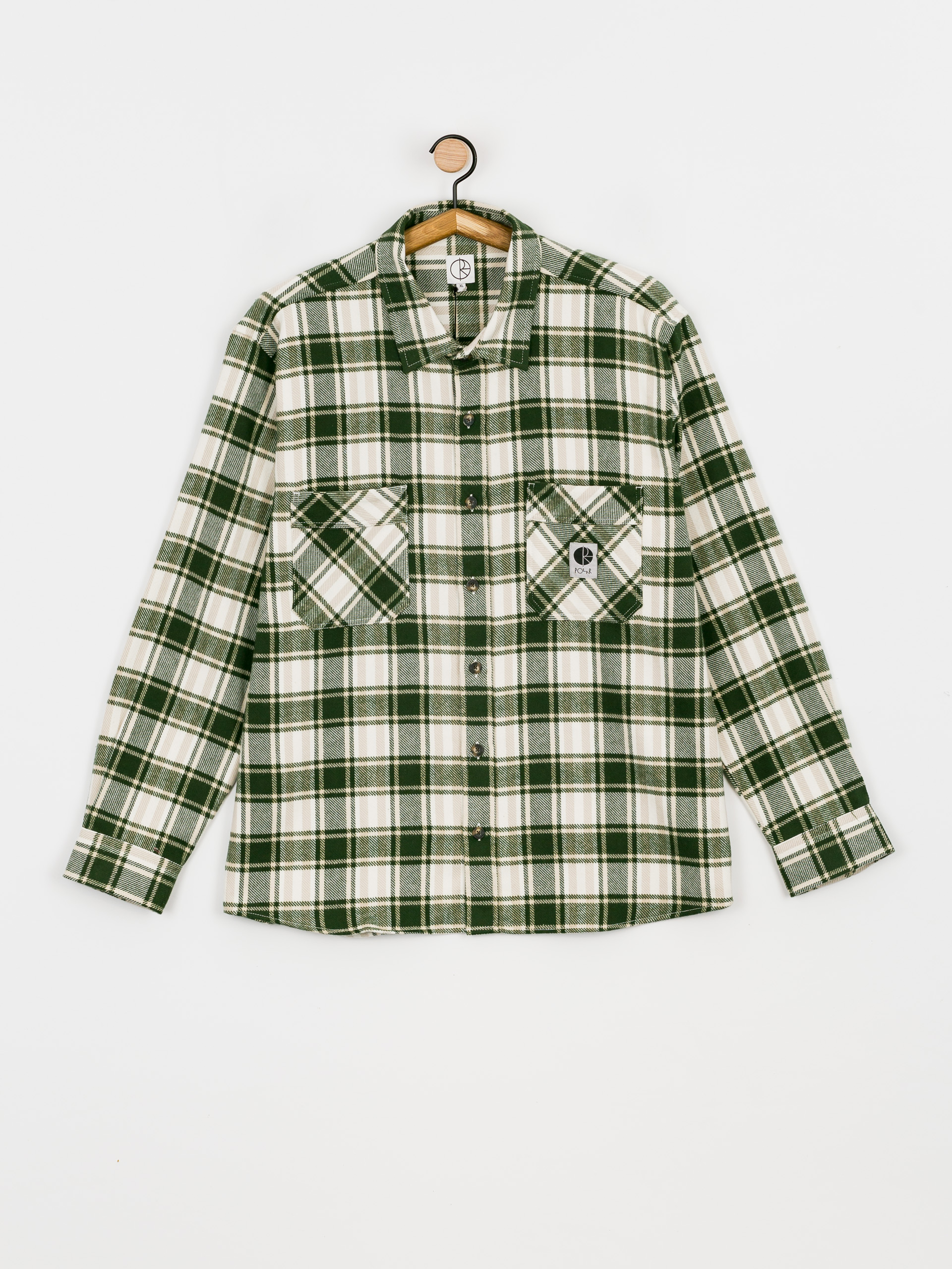 Koszula Polar Skate Flannel (dark olive)