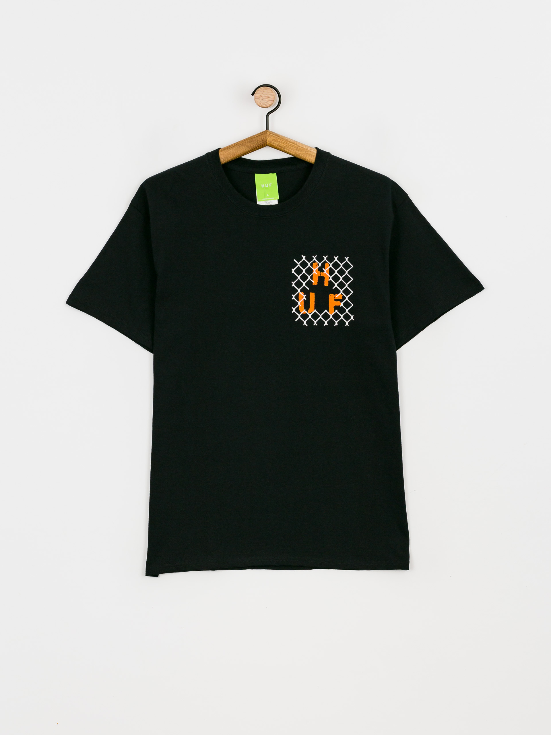 T-shirt HUF Trespass Triangle (black)