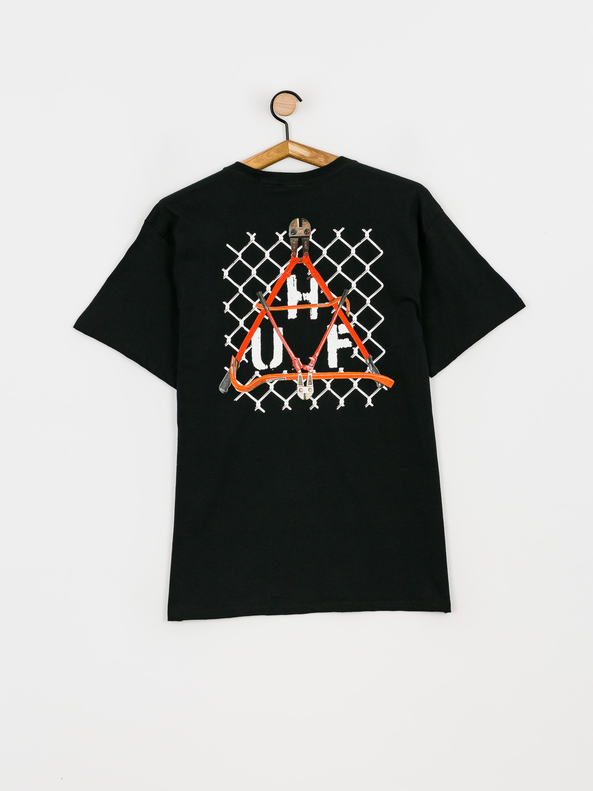 T-shirt HUF Trespass Triangle (black)