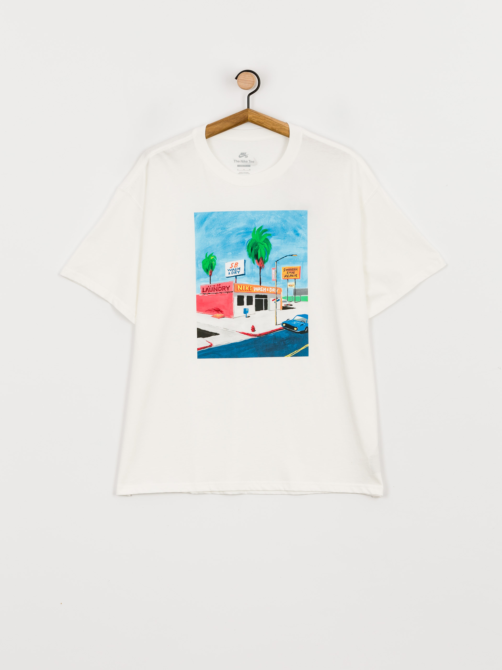 T-shirt Nike SB Laundry (white)
