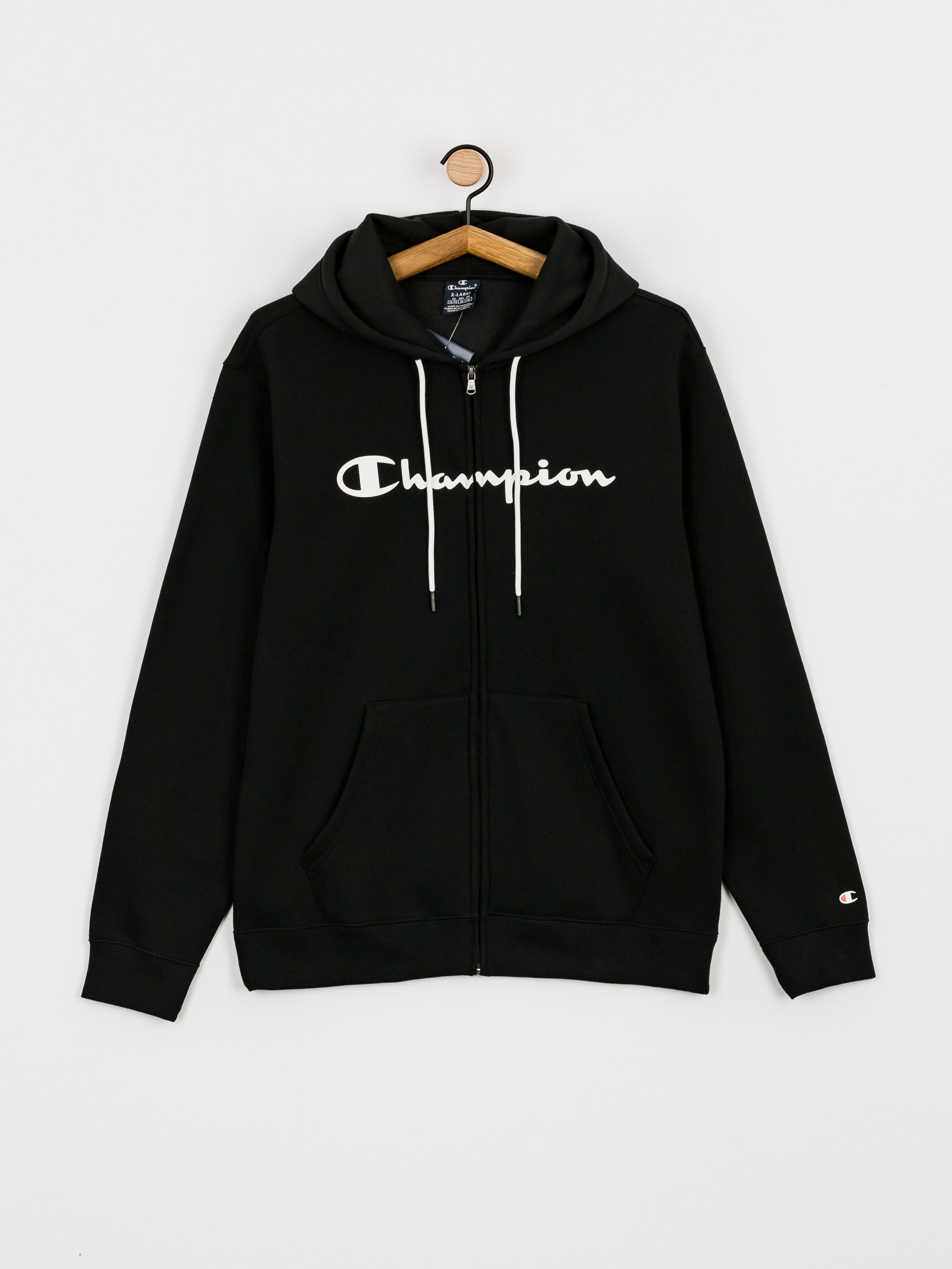 Bluza z kapturem Champion Legacy Hooded Full Zip Sweatshirt 217929 ZHD (nbk)