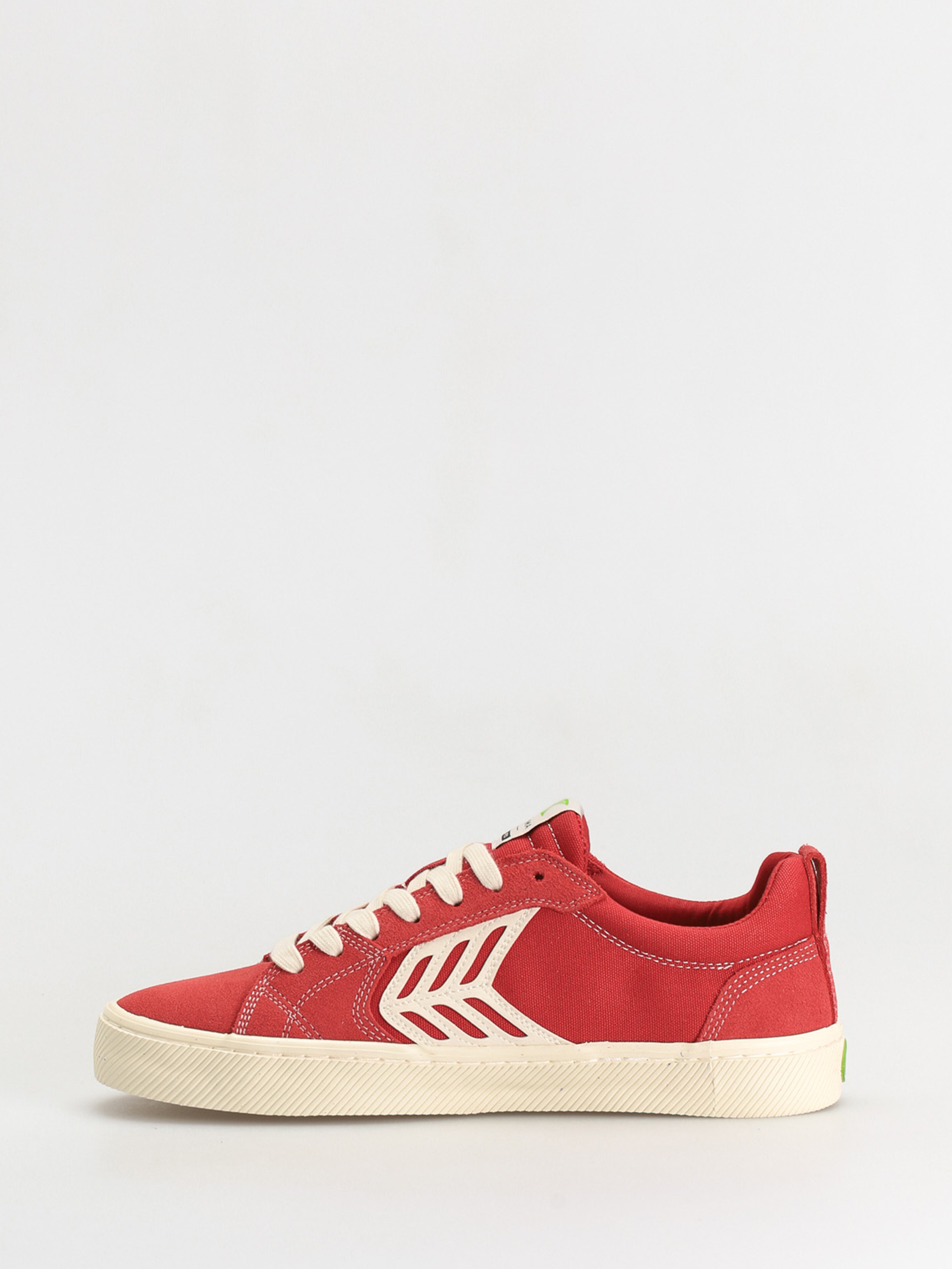 Buty Cariuma Catiba Pro (samba red suede and canvas contrast thread ivory logo)