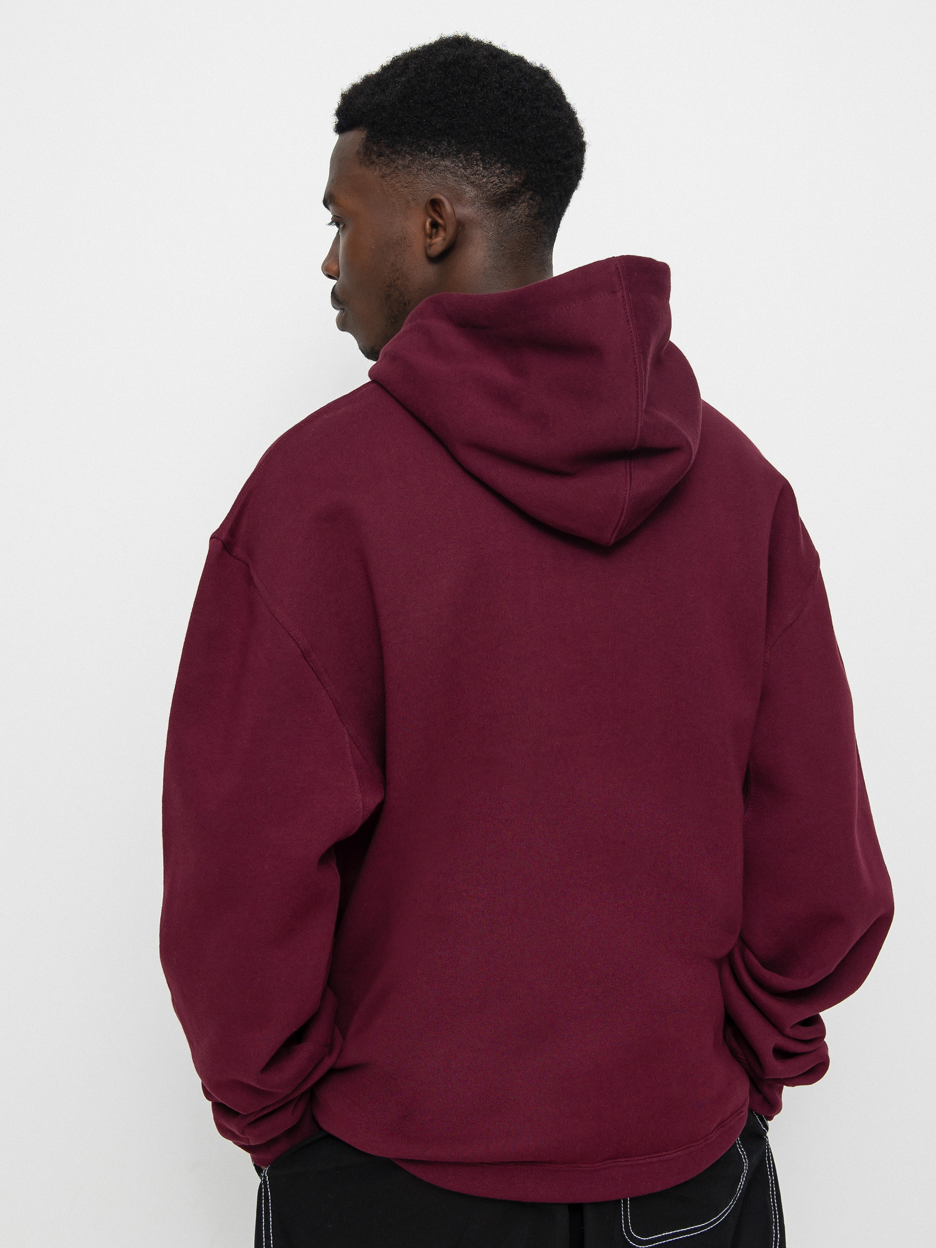 Bluza z kapturem Primitive Collegiate Arch HD (burgundy)