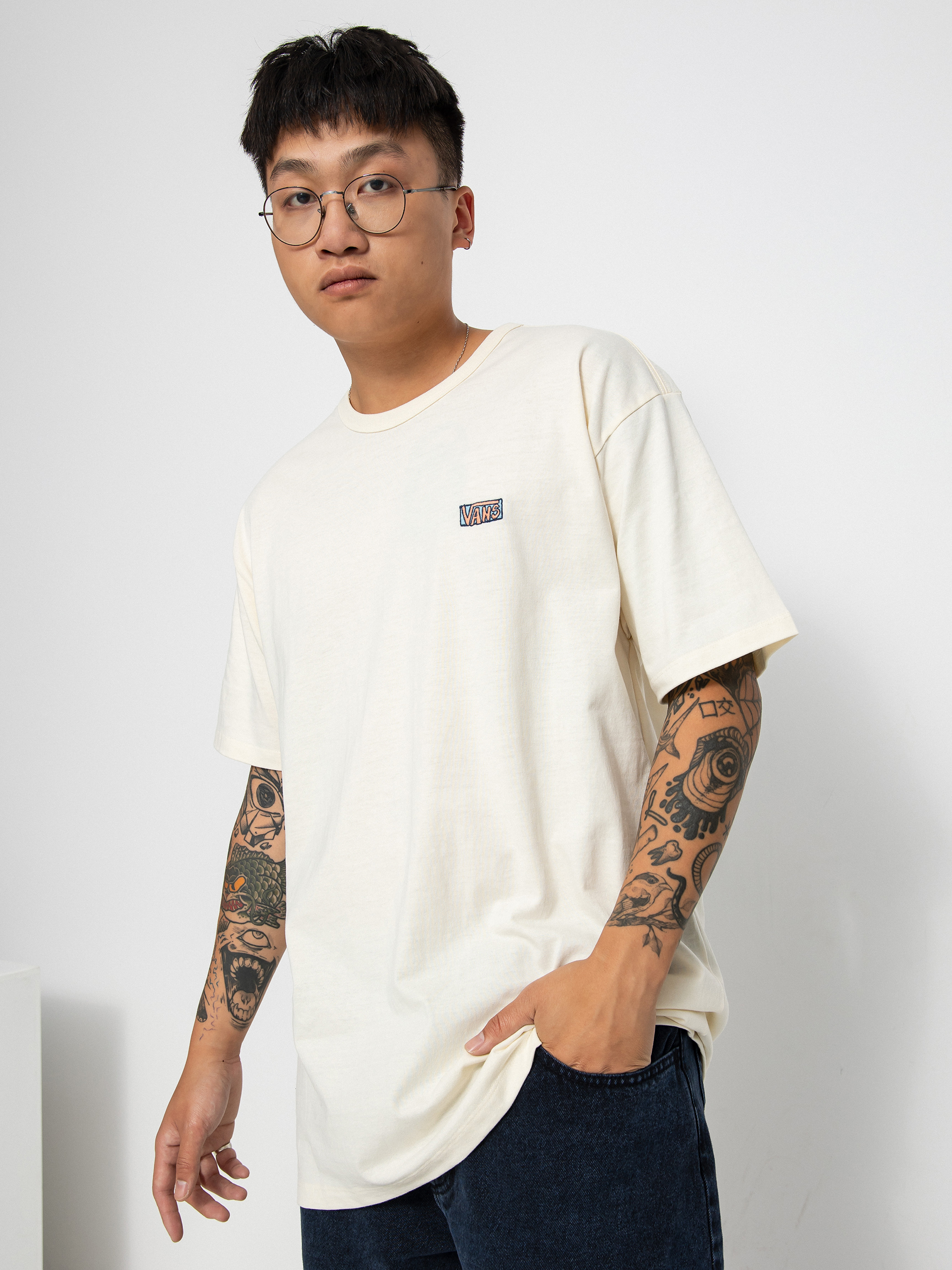 T-shirt Vans Off The Wall Color Multiplier (antique white)