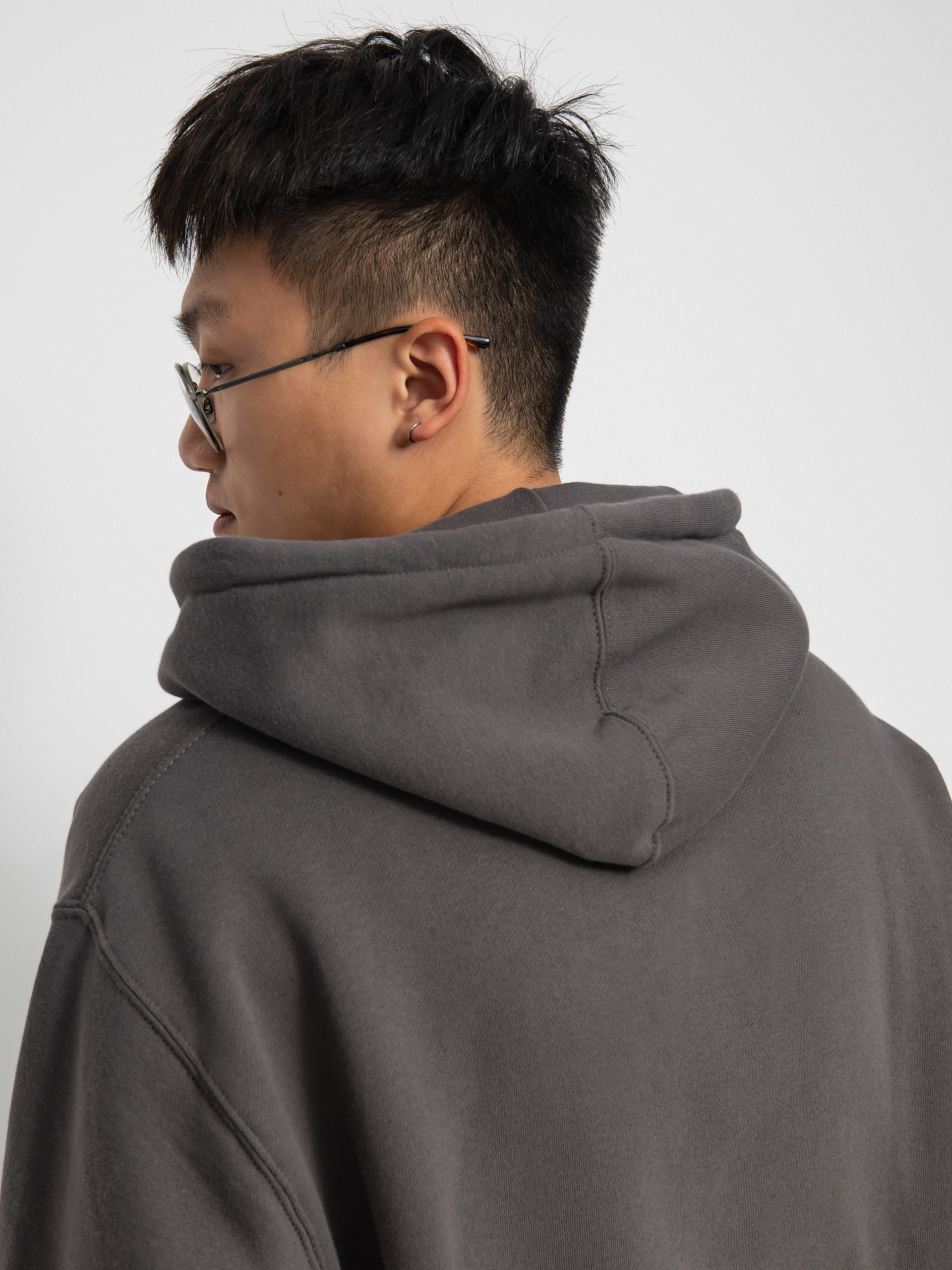 Bluza z kapturem Spitfire Eternal Sld HD (charcoal/red)