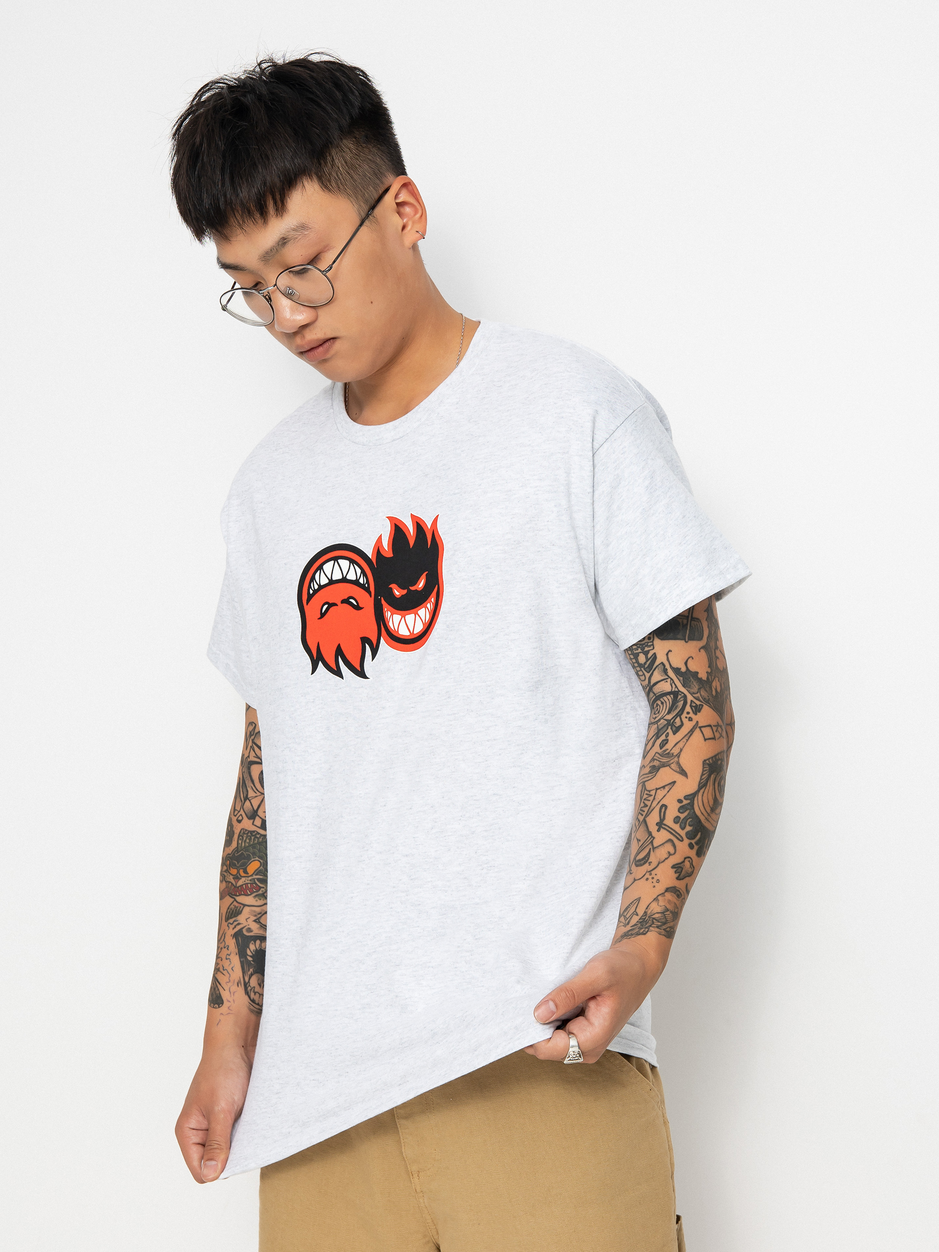 T-shirt Spitfire Eternal (ash/red)