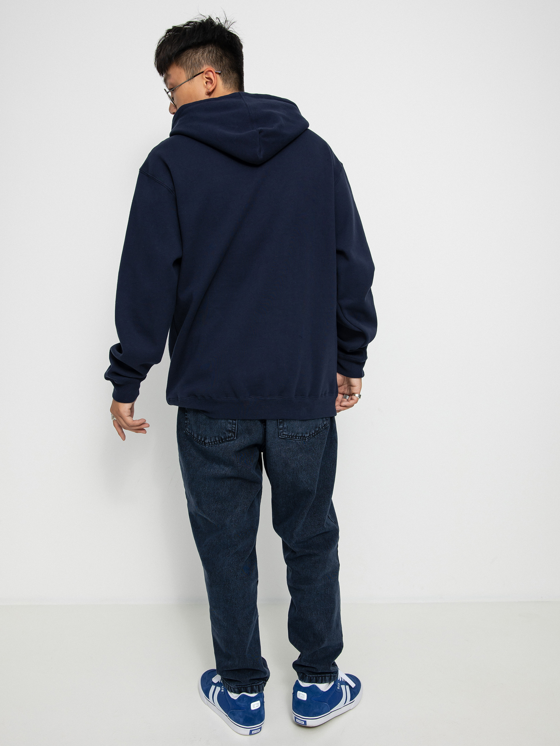 Bluza z kapturem Spitfire Old E HD (navy/red)