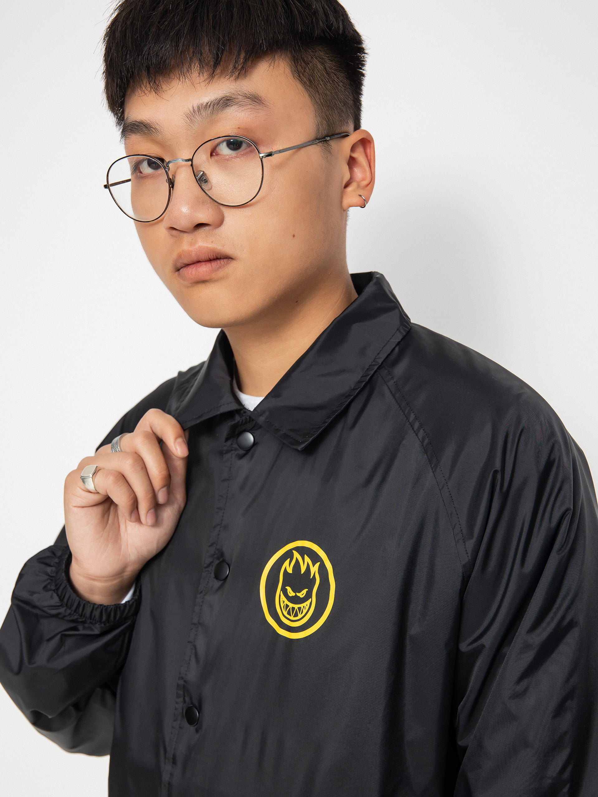 Kurtka Spitfire Clsc Swrl (black/yellow)