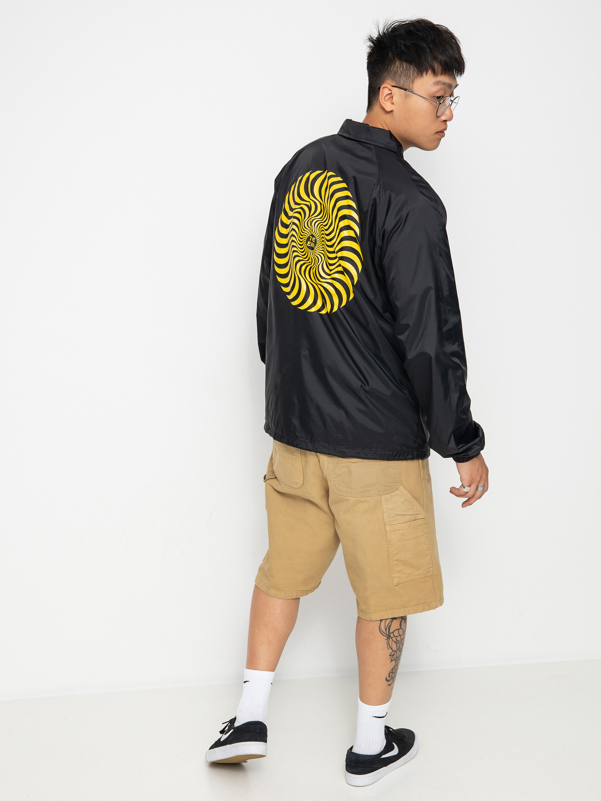 Kurtka Spitfire Clsc Swrl (black/yellow)