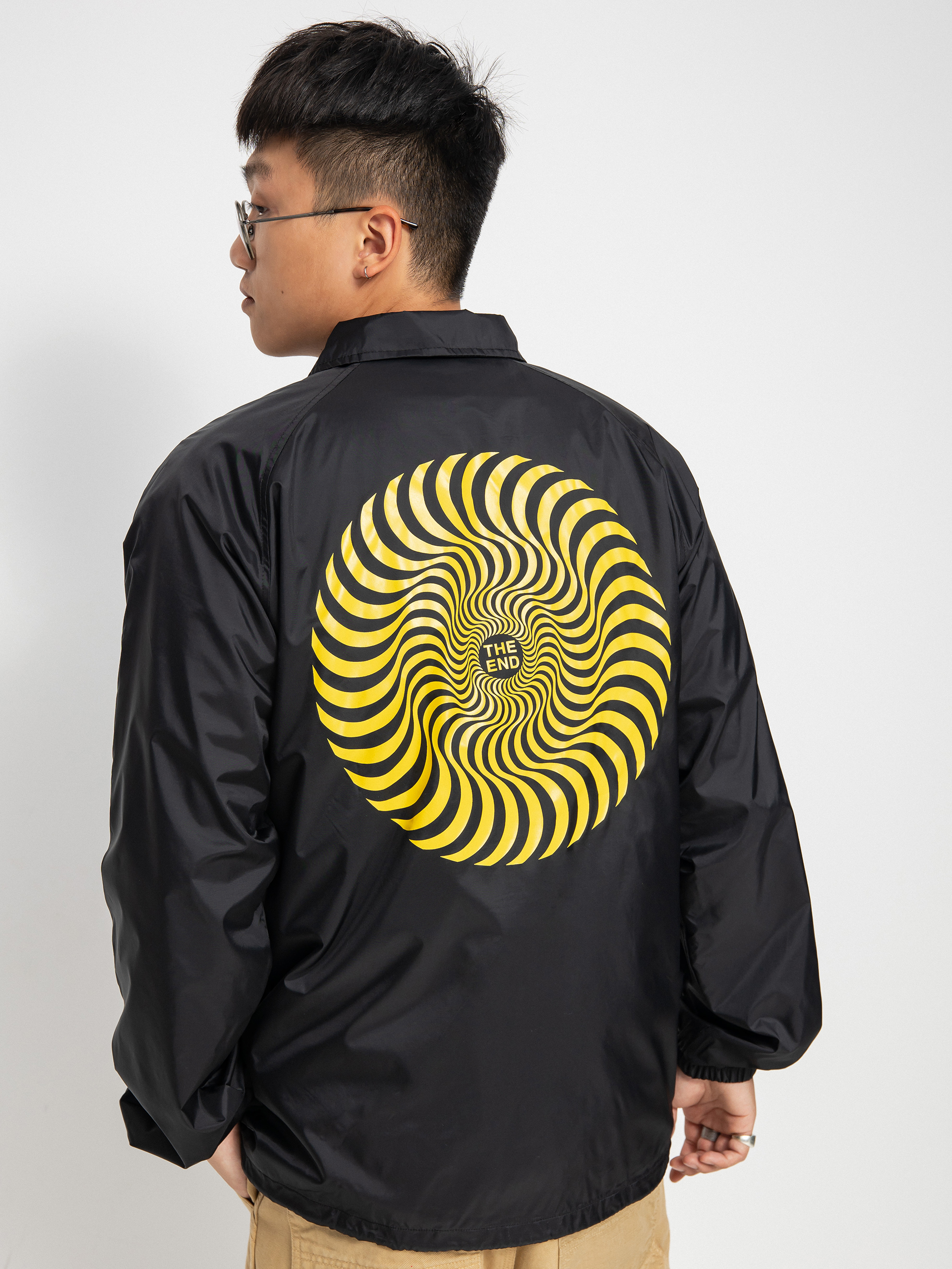 Kurtka Spitfire Clsc Swrl (black/yellow)