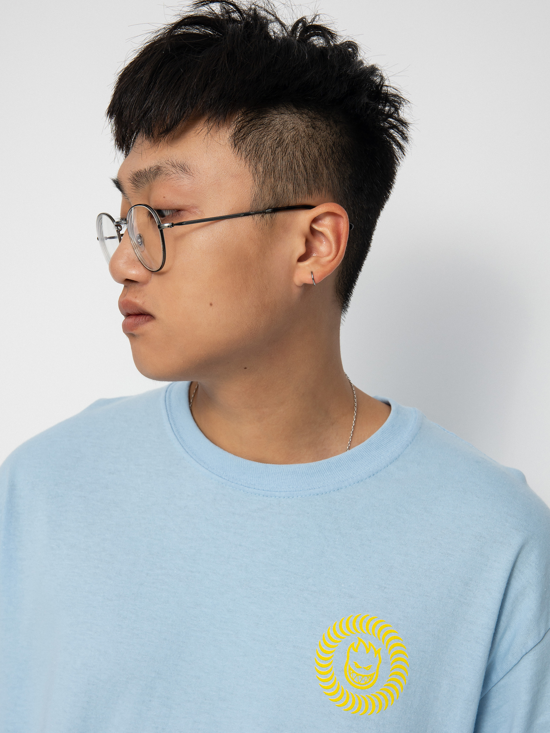 Longsleeve Spitfire Clsc Swrl Ovrly (slv/blue)