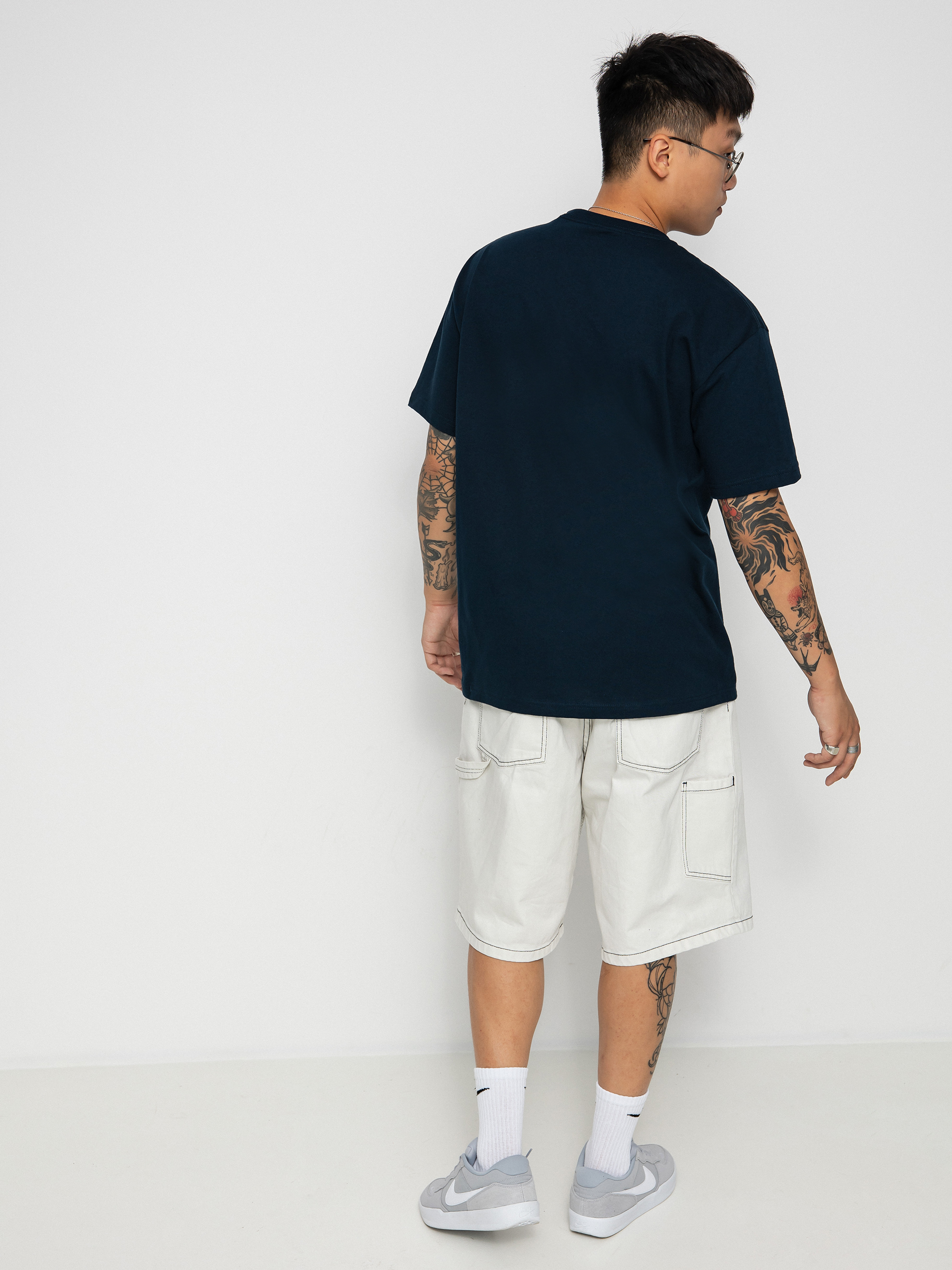 T-shirt Spitfire Bighead (navy/orange)