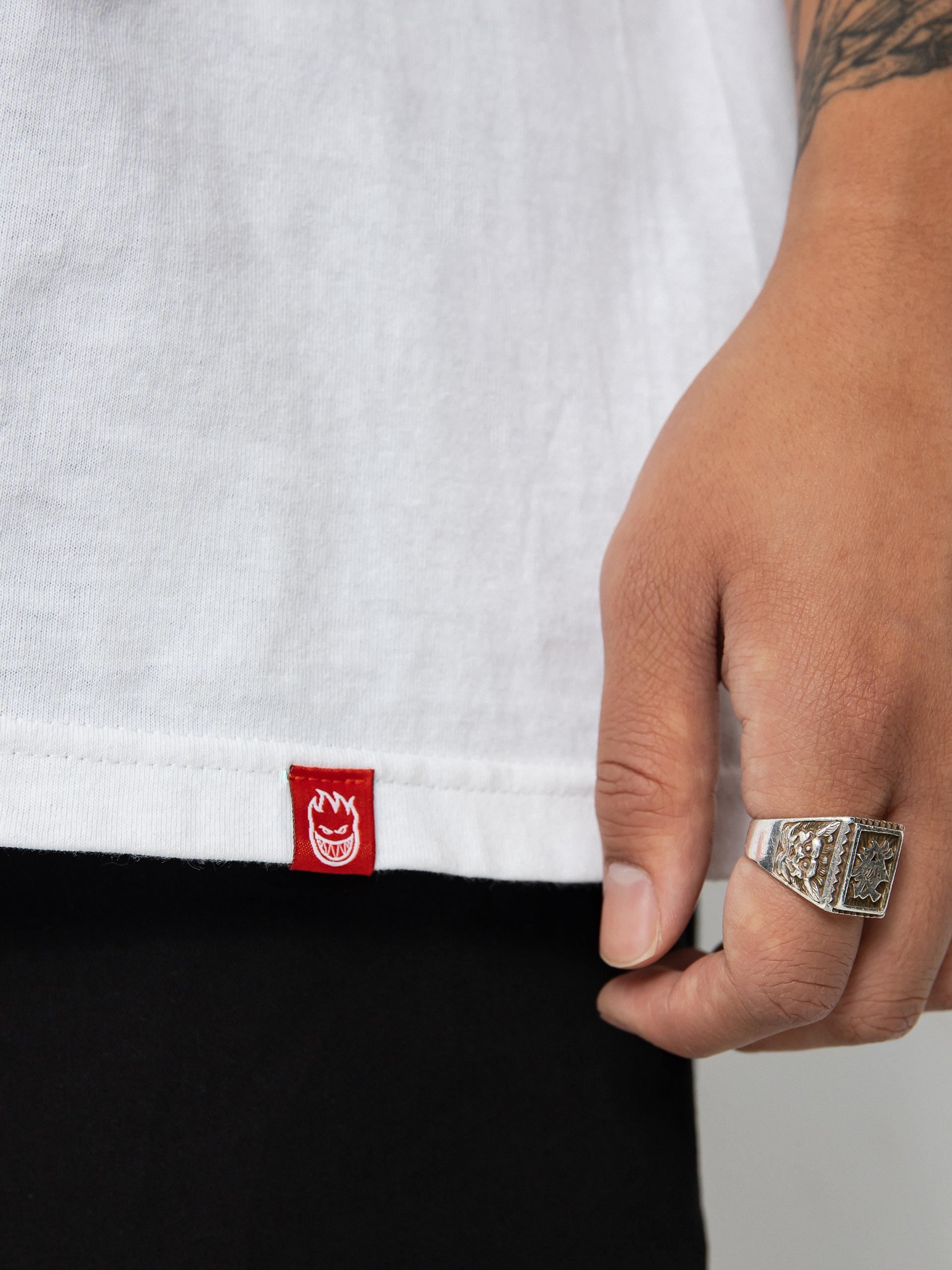 T-shirt Spitfire Clssc Swrl (white/red)