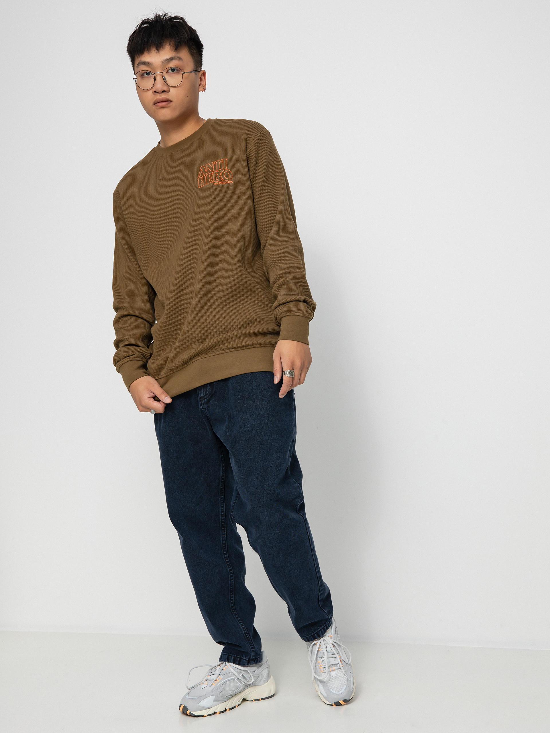 Bluza Antihero Lil Blkhro Emb (brown)