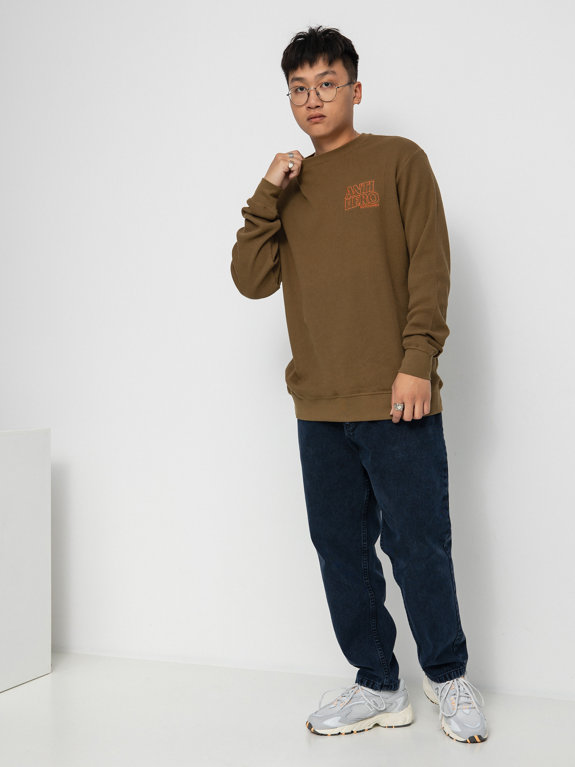 Bluza Antihero Lil Blkhro Emb (brown)